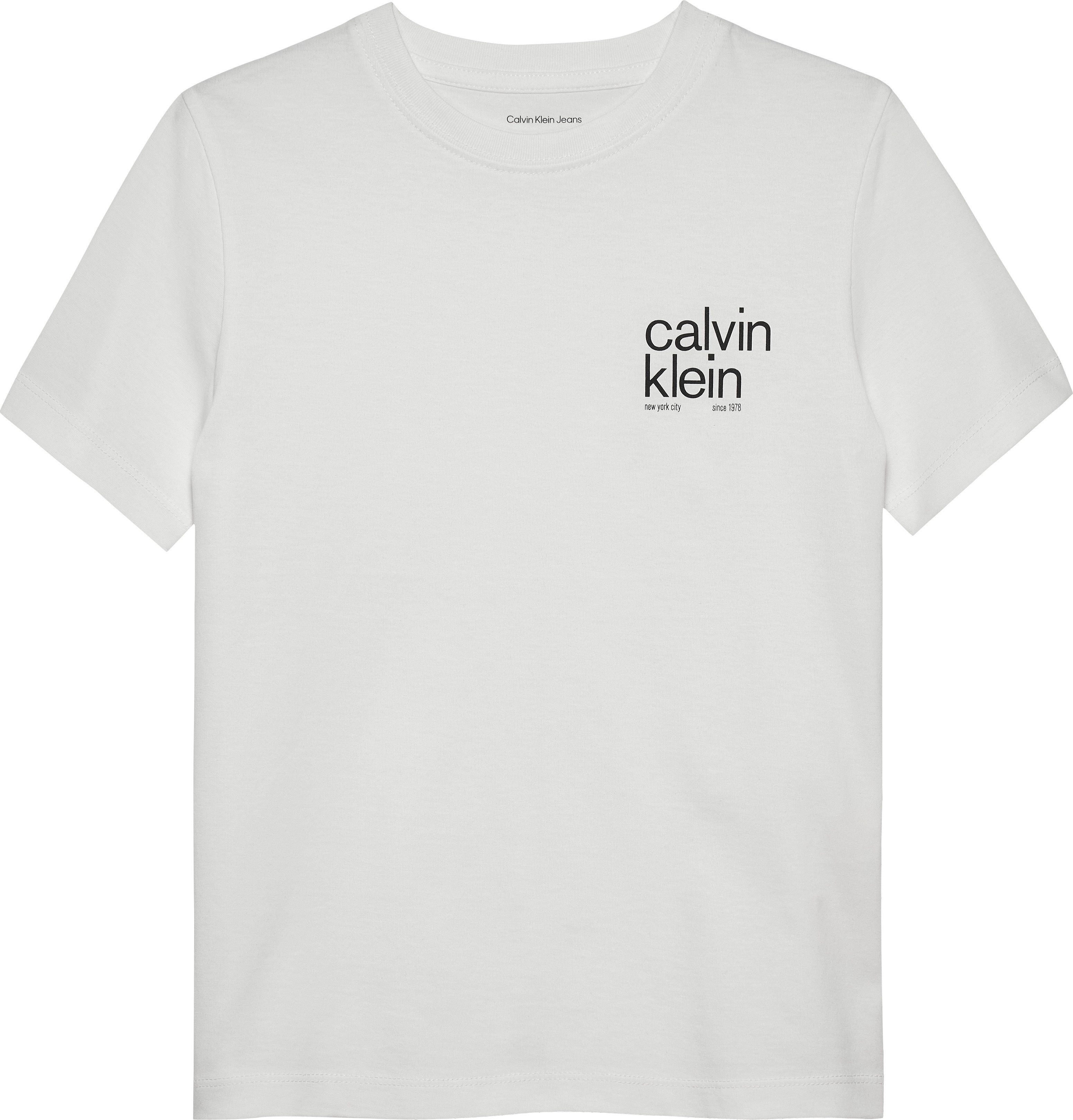 Calvin Klein T-shirt REG. CK SMALL GRAPHIC SS T-SHIRT voor kinderen tot 16 jaar, logo-print