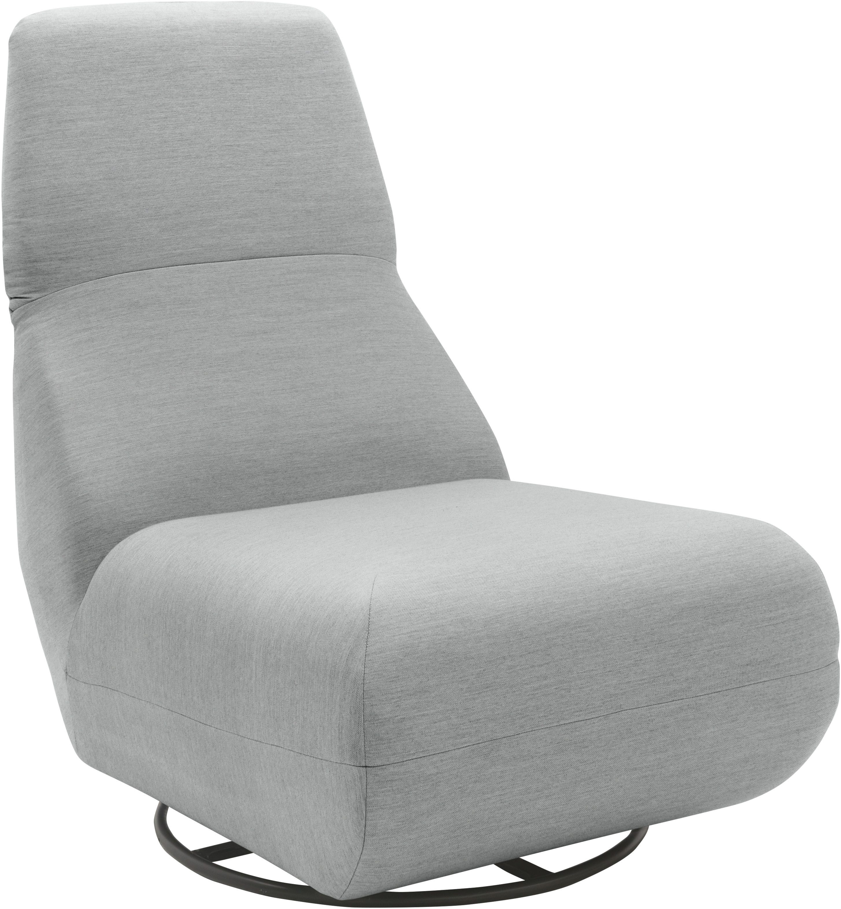 DOMO collection Fauteuil Sonner, optioneel met draaifunctie 360 graden draaibaar, rug op te richten, draaistoel
