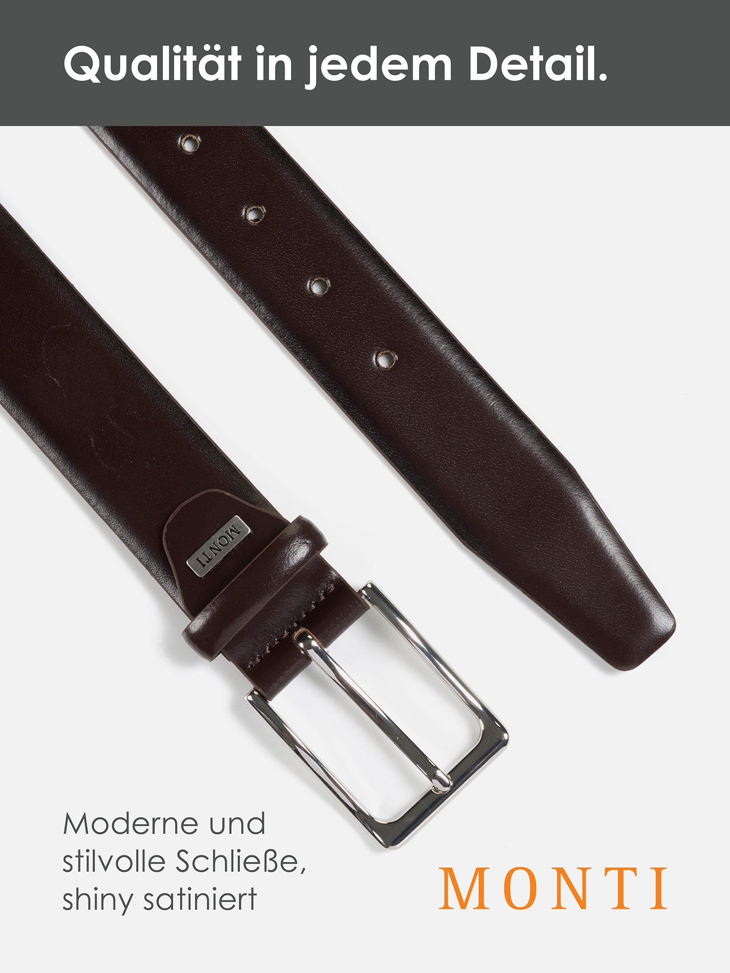 MONTI Leren riem Redding