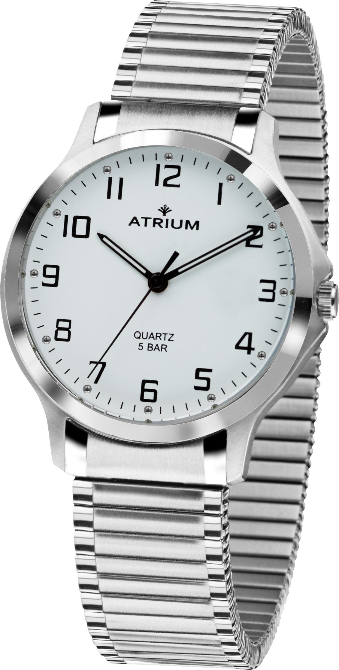 Atrium Kwartshorloge Horloge, dameshorloge, stalen band, analoog