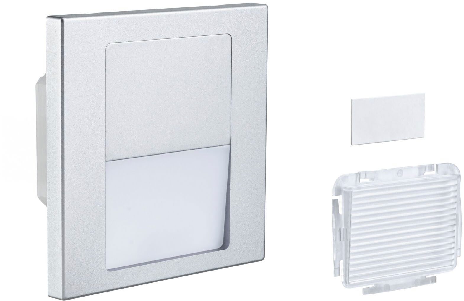 Paulmann Ledinbouwlamp LED wand inbouwlamp Tsaro vierkant 80x36mm