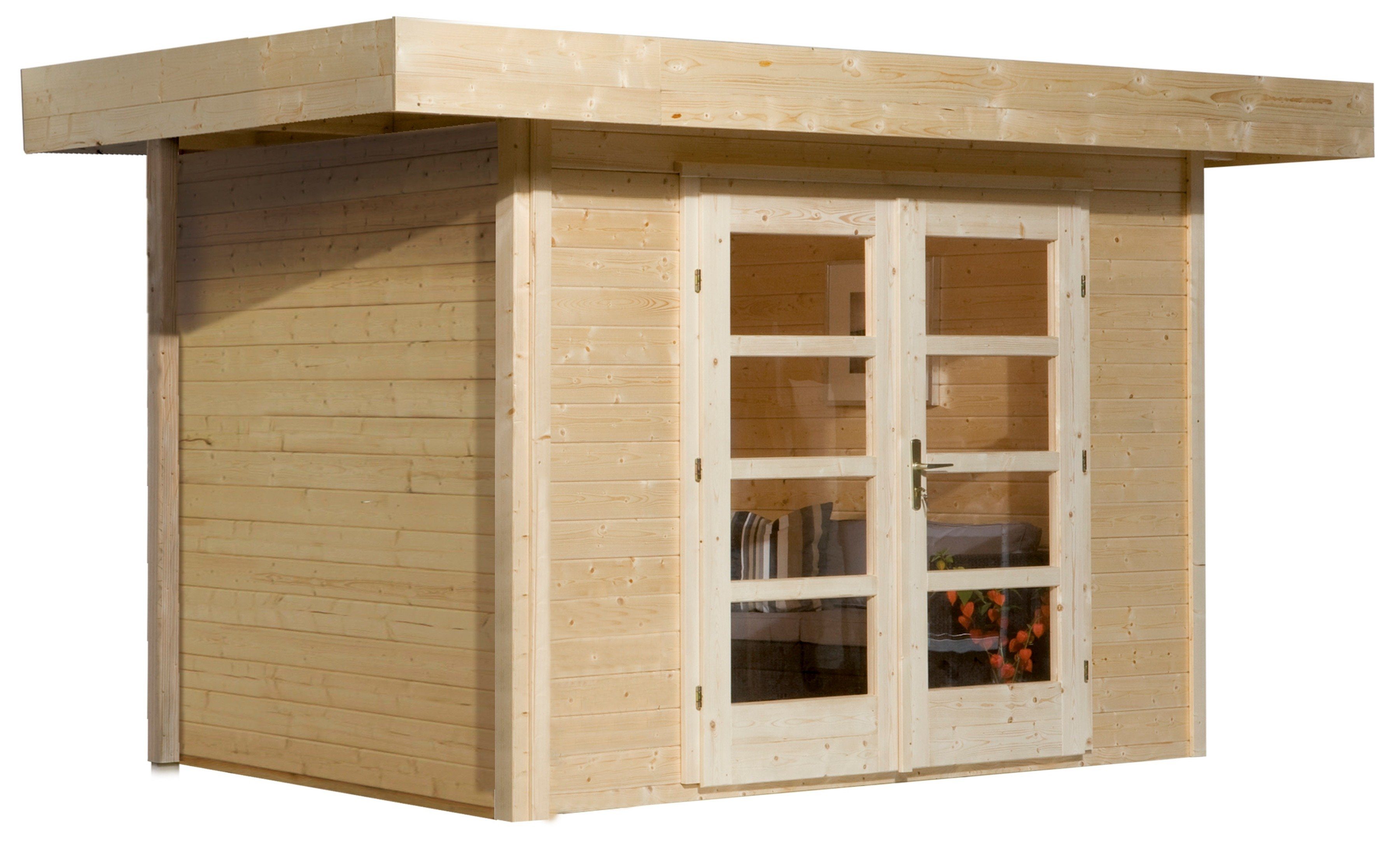 weka Tuinhuisje Chill-Out Maat 2 houten tuinhuisjes beige