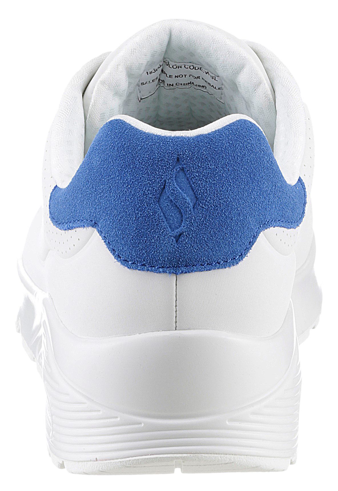 Skechers Sneakers UNO-SUITED ON AIR vrijetijdsschoen, lage schoen, veterschoen met modieuze sleehak