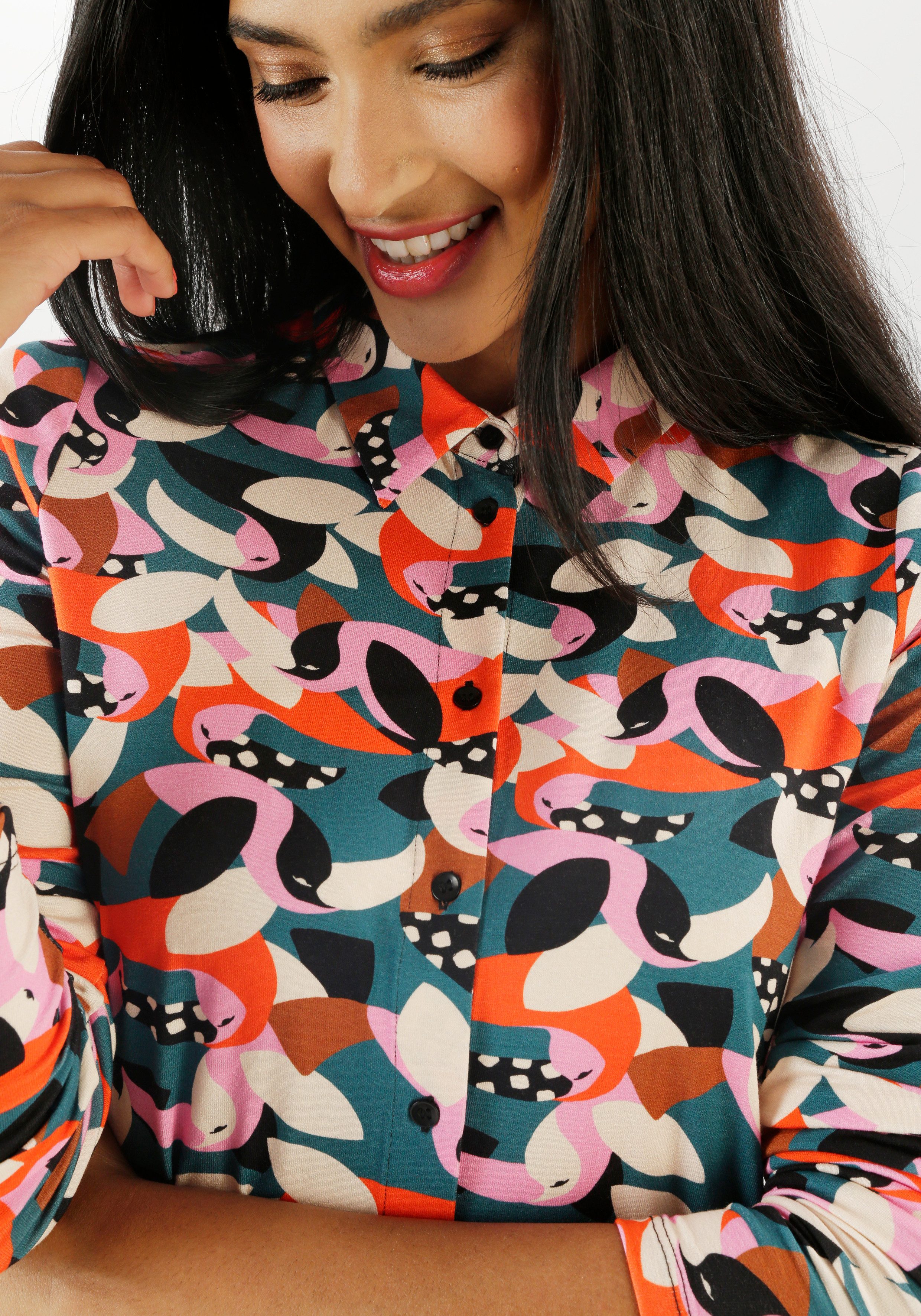 Aniston SELECTED Overhemdblouse met fantasierijke alloverprint