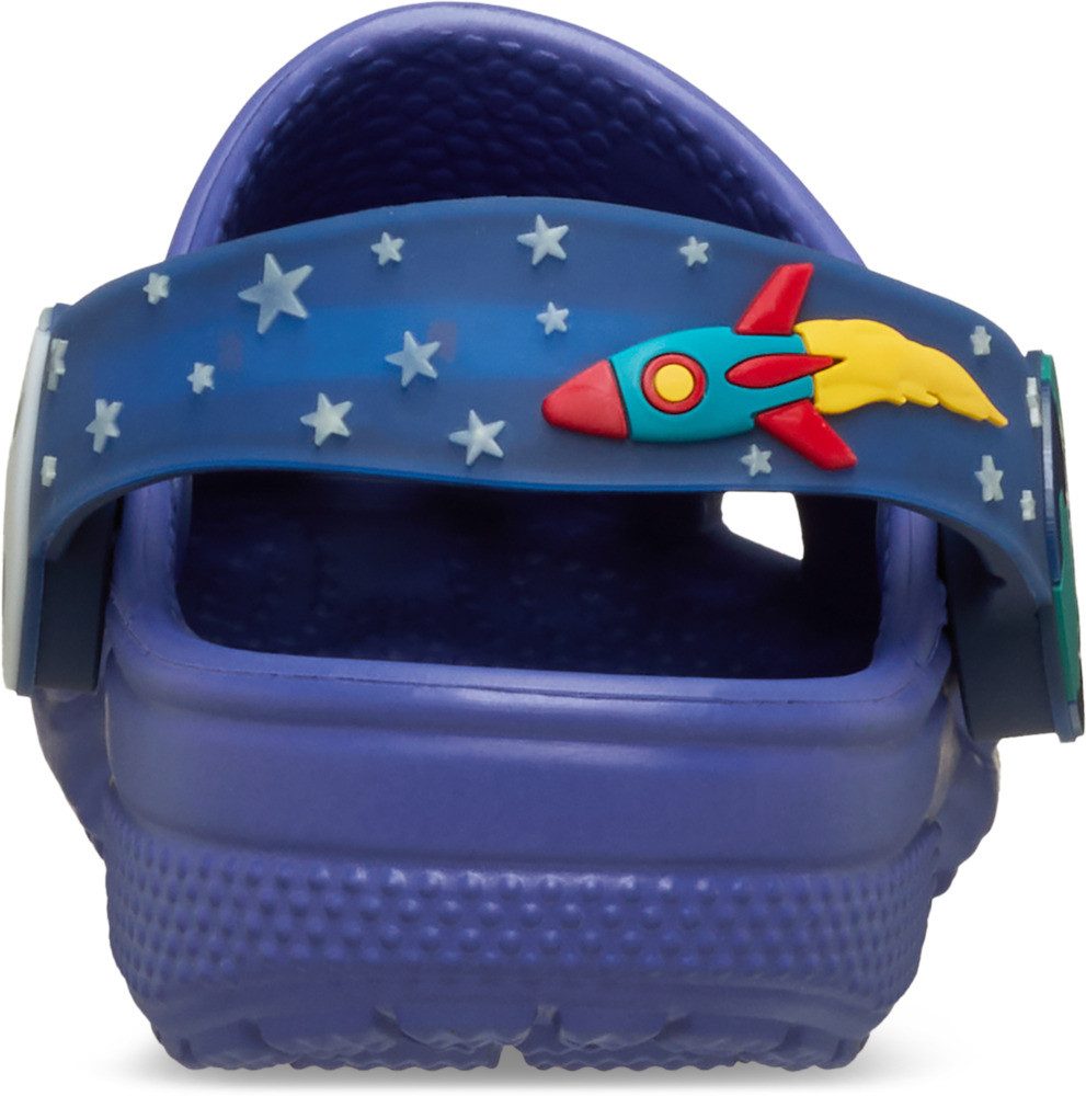 Crocs Clogs Toddler Classic Imagination Lights Backstrap Clog Babyschoen, kindergartenschoen, knipperschoen met ruimtemotief