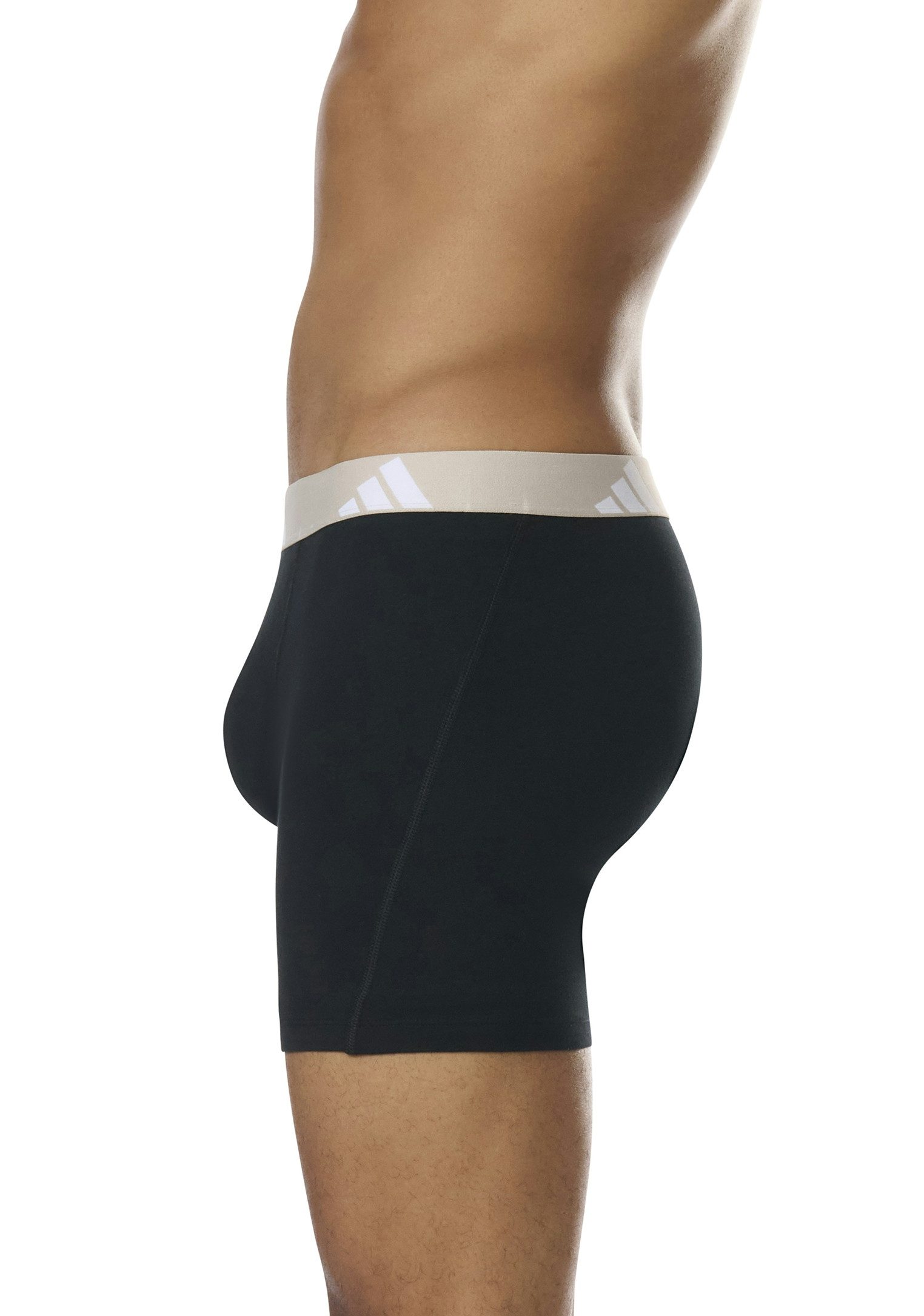 adidas Sportswear Boxershort Active Flex Cotton met iets langere pijp (Set van 3)