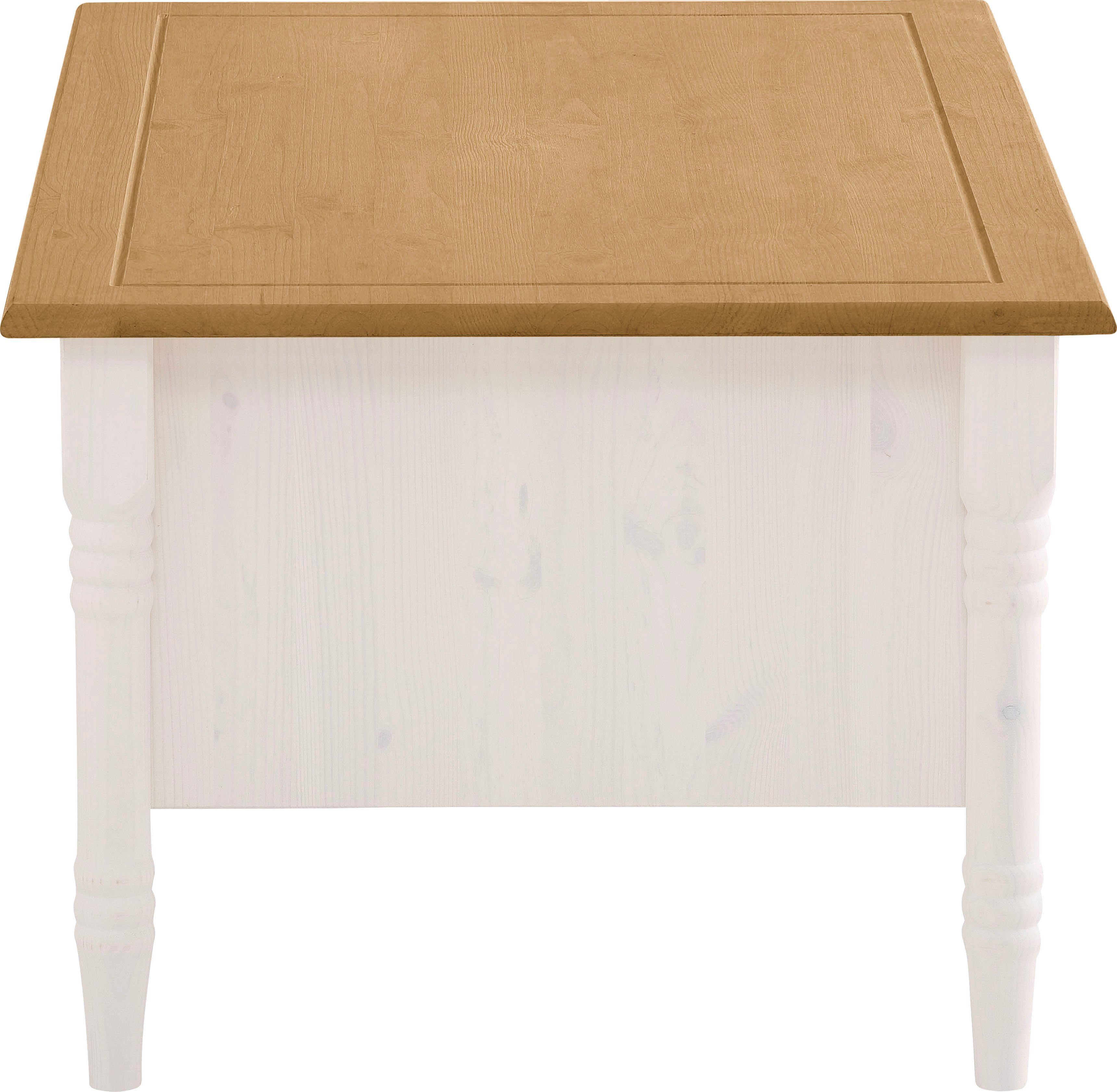 Home affaire Salontafel Indra van massief dennenhout, fsc®, met opbergruimte, discreet ornament