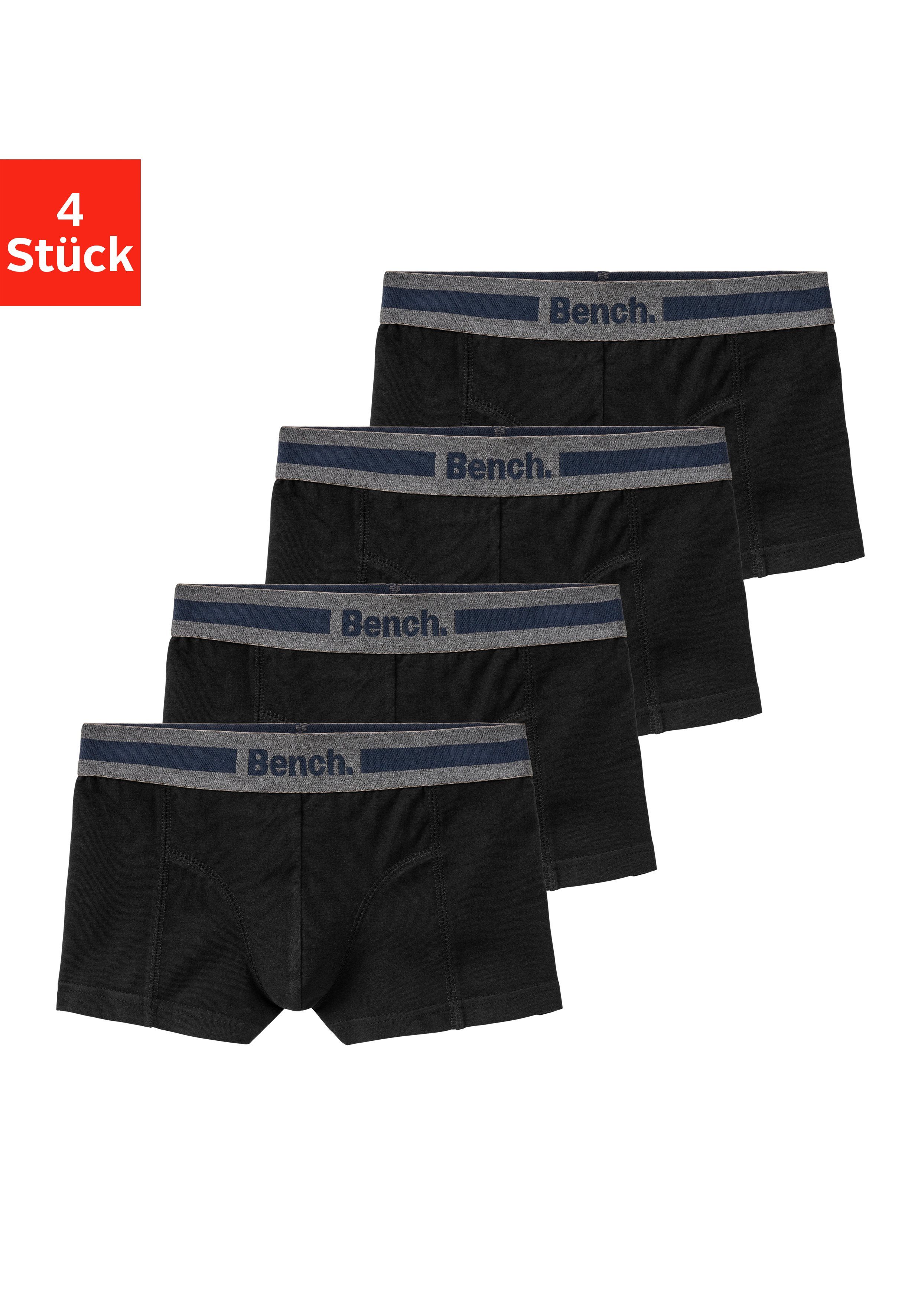 Bench. Boxershort voor jongens (set, 4 stuks) jongens boxershorts maat 158/164 zwart
