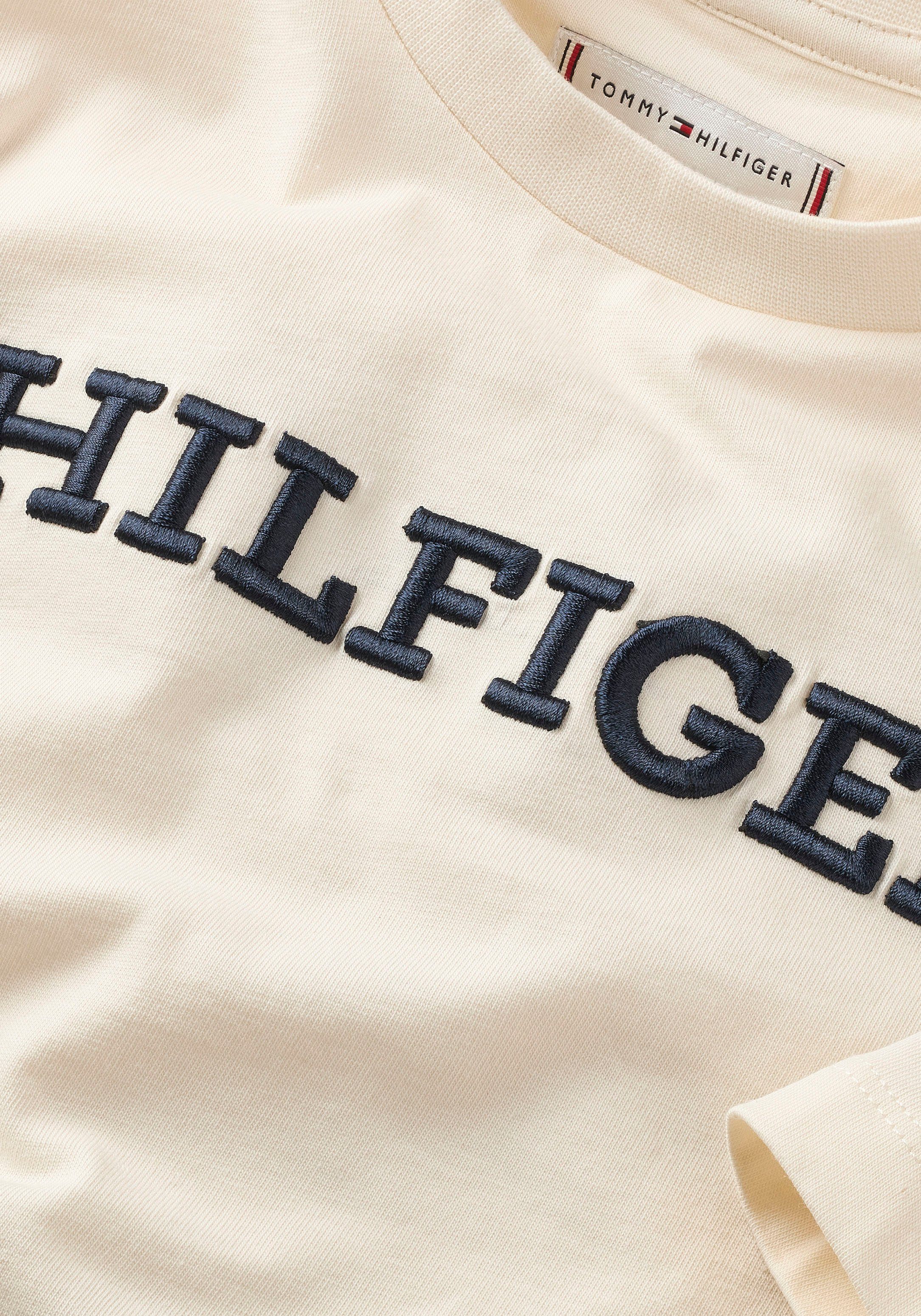 Tommy Hilfiger T-shirt U MONOTYPE TEE S/S met groot logoborduursel