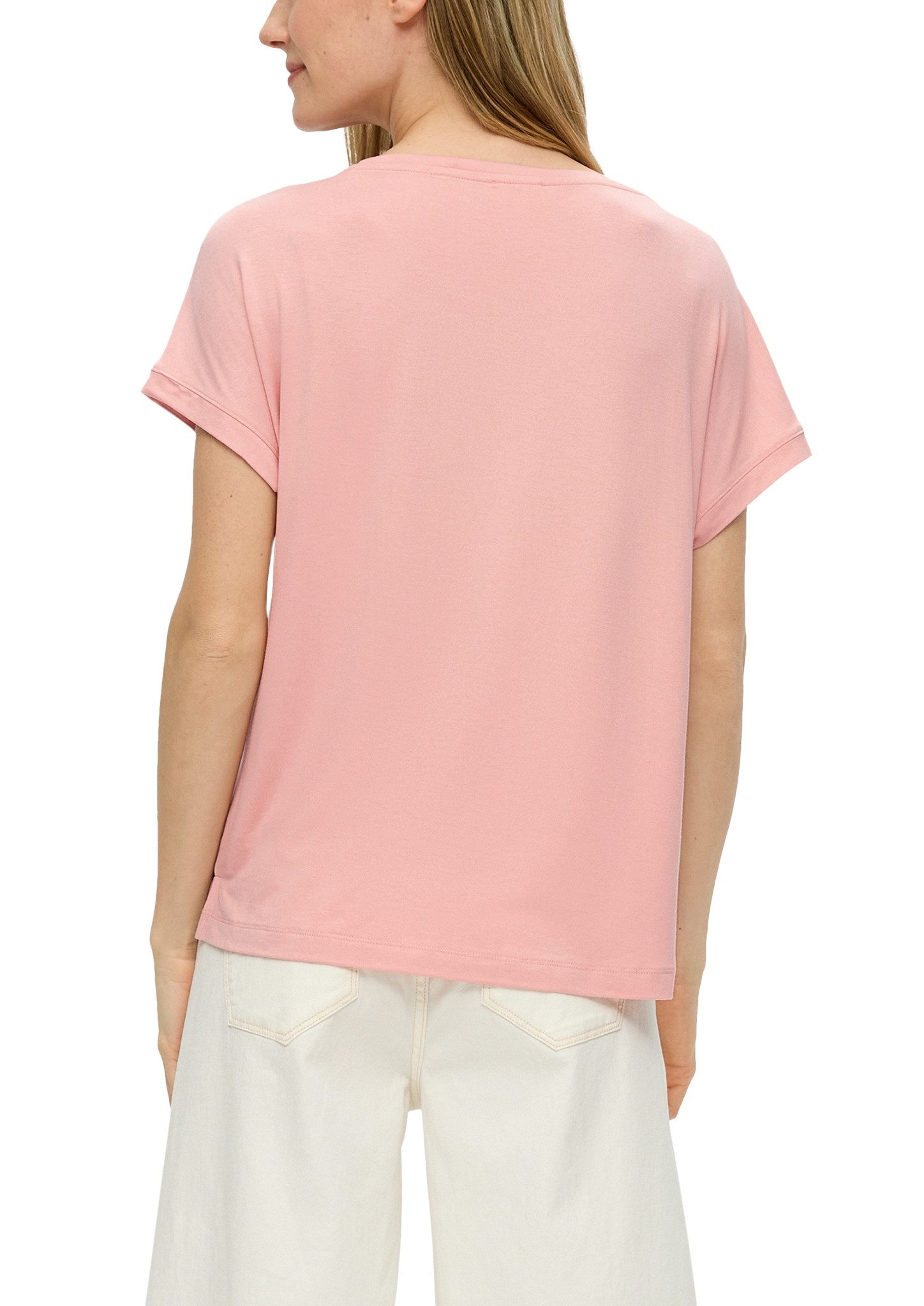s.Oliver Shirt met print met groot bloempatroon