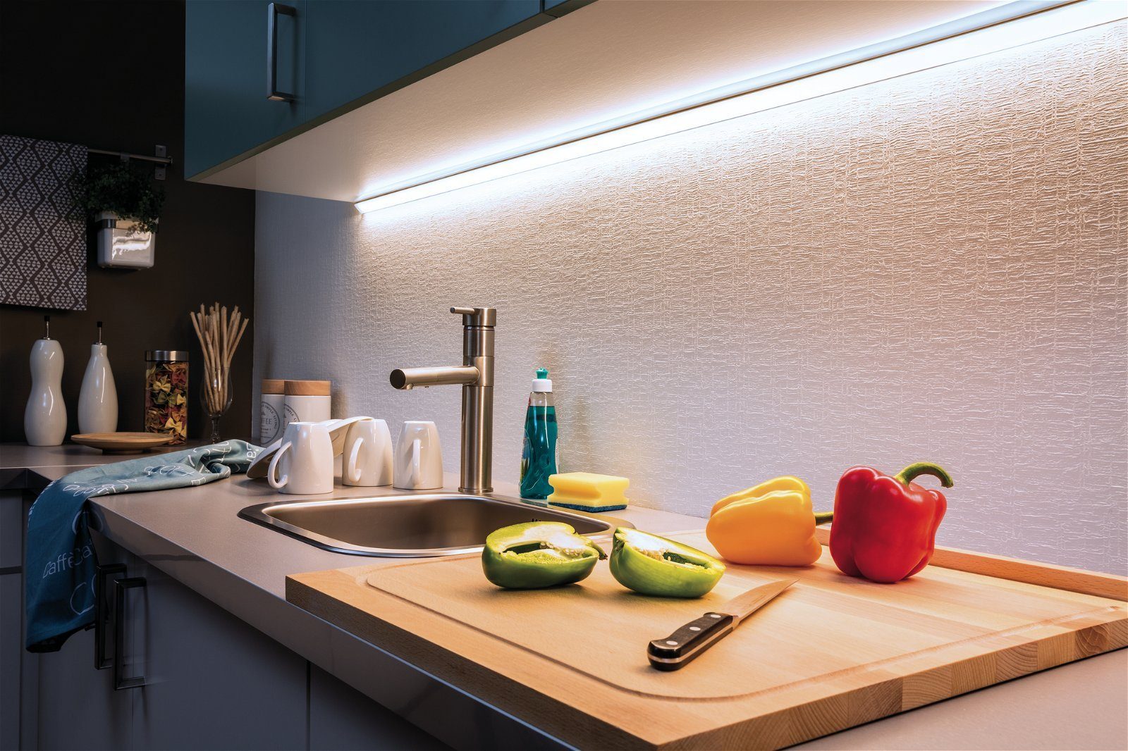 Paulmann Led-strepen MaxLED 500 Strip 2,5m Daylight IP20 6500K 15W 24V zilverkleur (1 stuk)