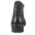 gabor chelsea-boots met contrast-doorstiknaad zwart