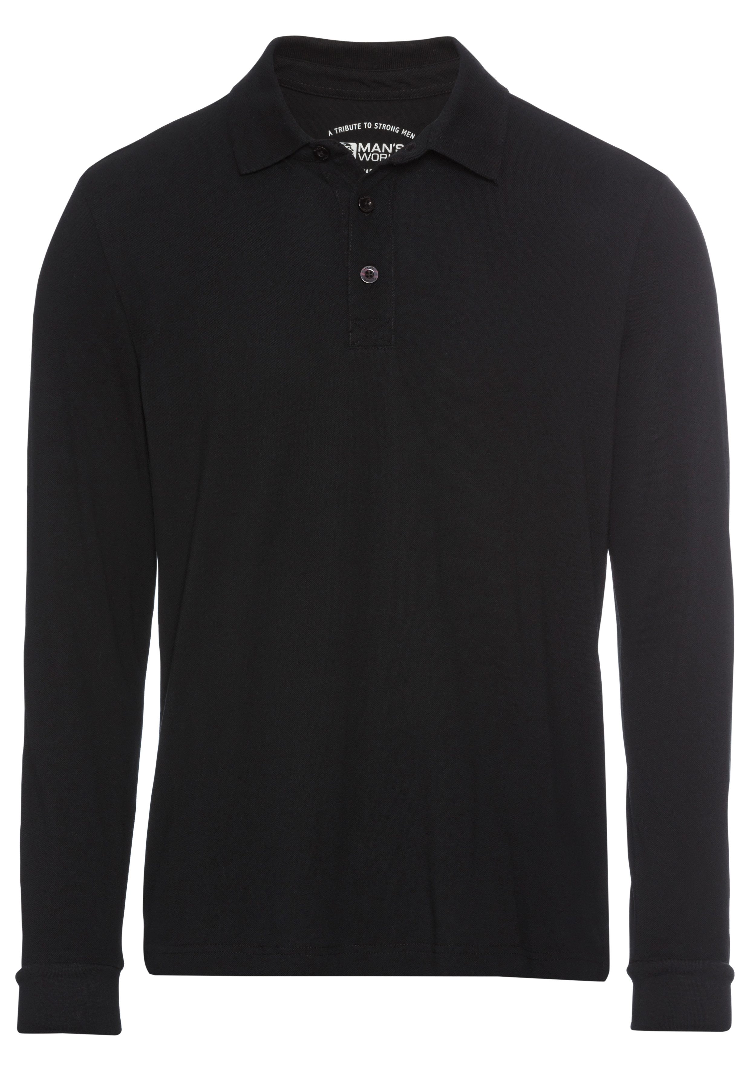 Man's World Poloshirt in piqué kwaliteit