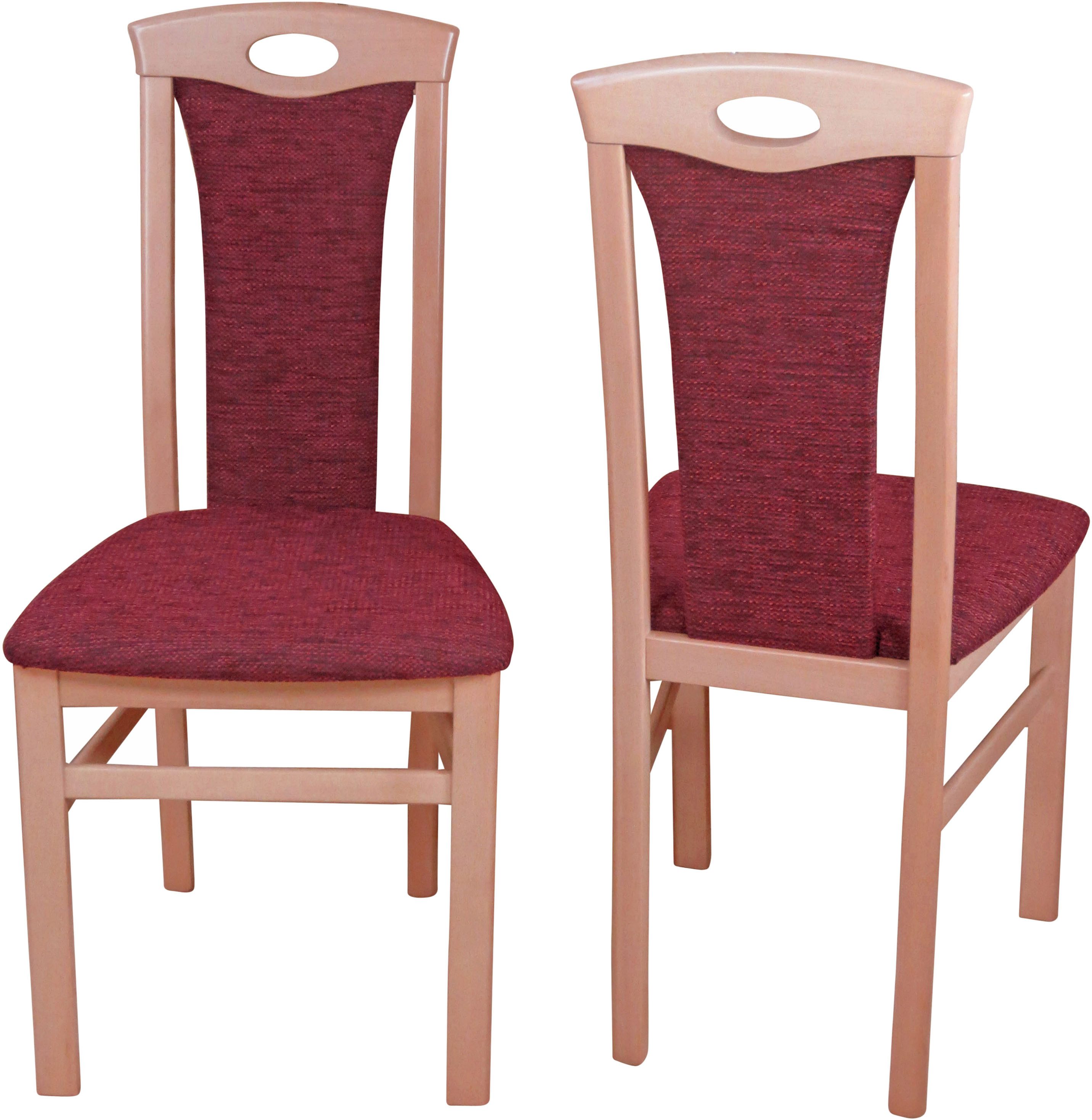 HOFMANN LIVING AND MORE Eethoek 5-delige eethoek Stoelen voorgemonteerd (voordeelset, 5-delig)