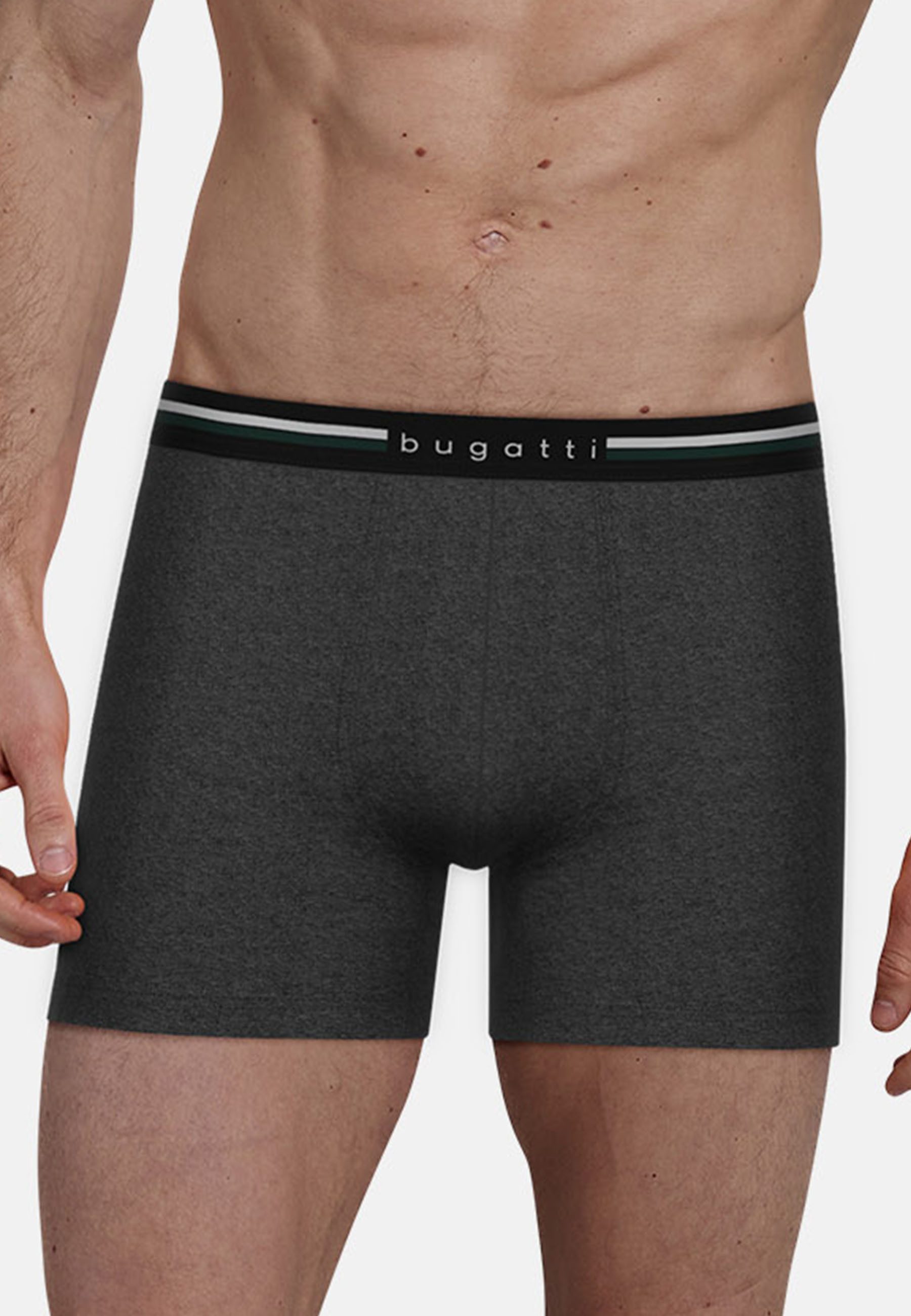 bugatti Lange onderbroek Napels Met elastische logoband (Set van 2)