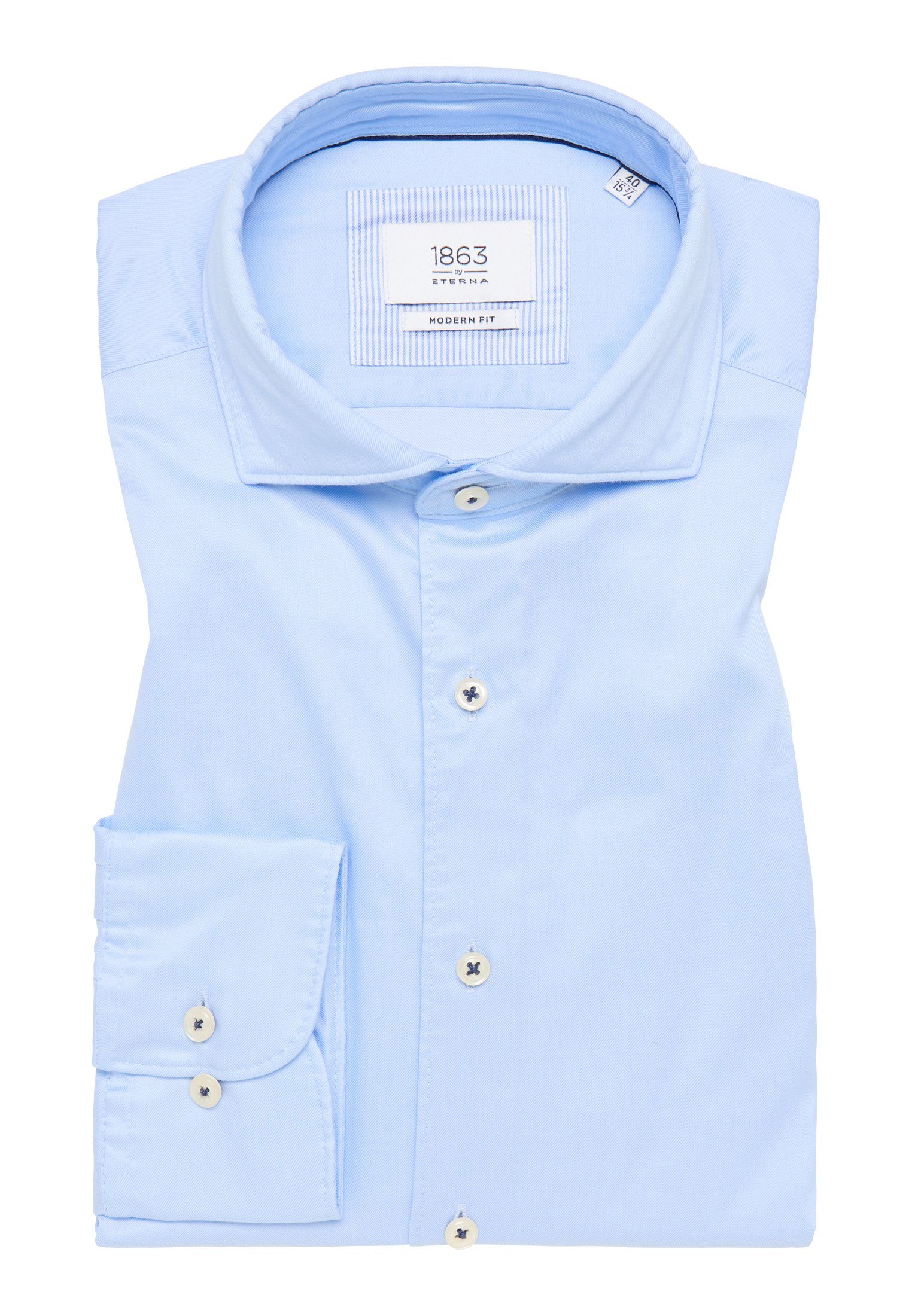 Eterna Overhemd met lange mouwen MODERN FIT EASY IRON (gemakkelijk te strijken)