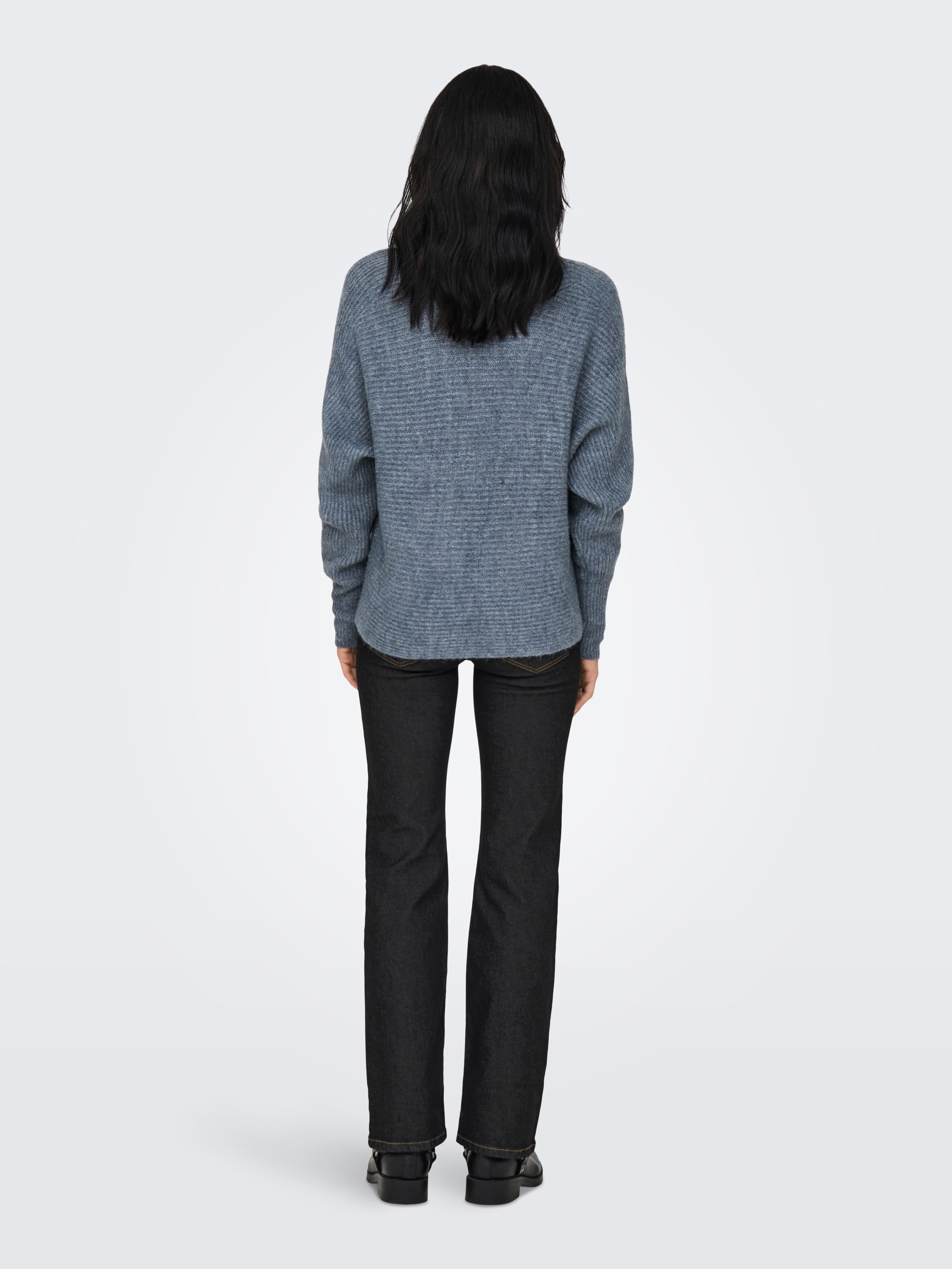 Only Gebreide trui ONLDANIELLA L S PULLOVER KNT NOOS