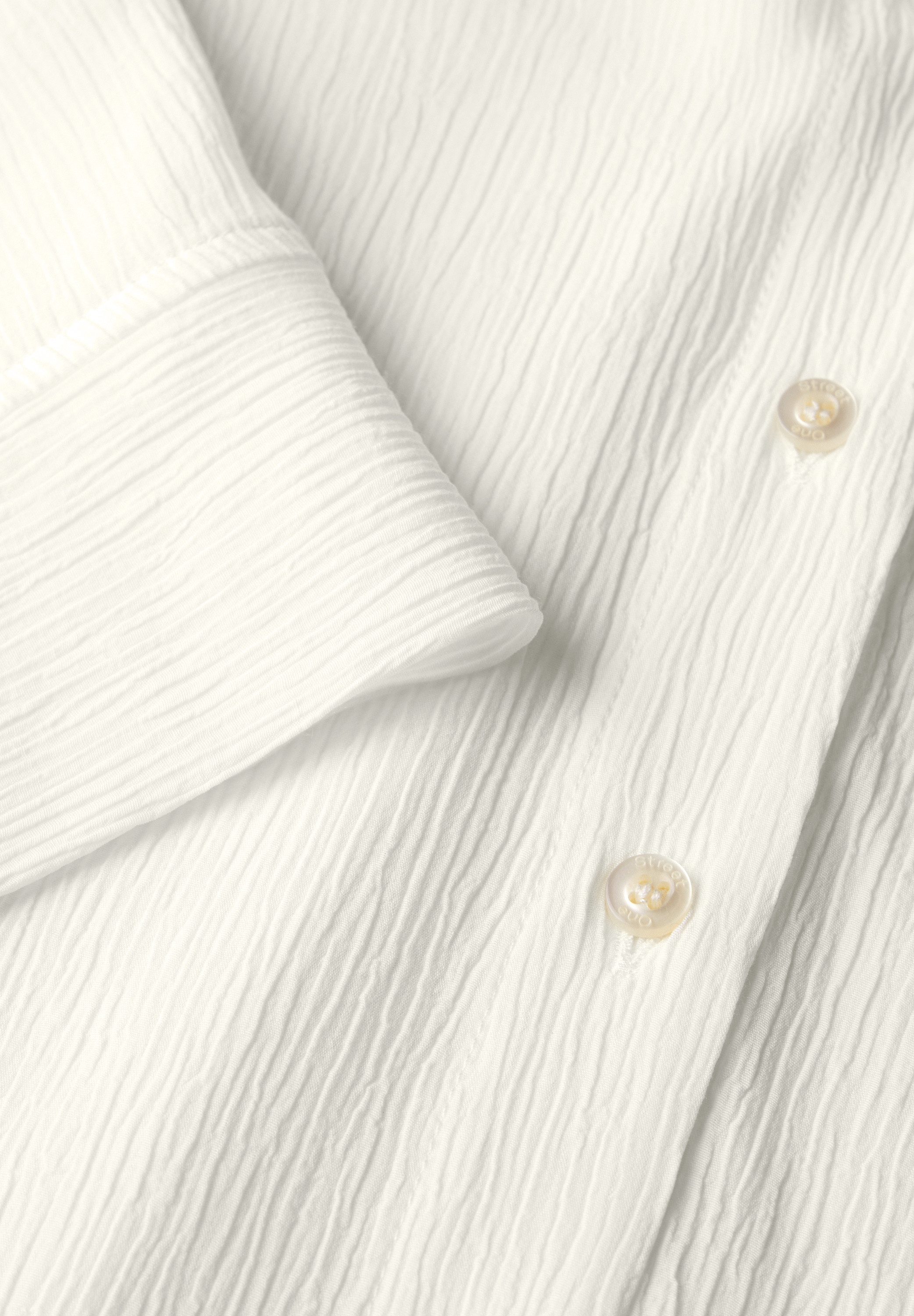 STREET ONE Gekreukte blouse met 3/4-mouwen