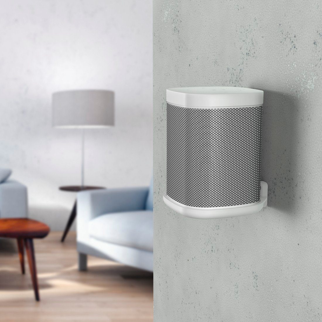 Hama Luidsprekerbeugels voor wandmontage Luidspreker wandbeugel voor Sonos One en Sonos One SL, universeel