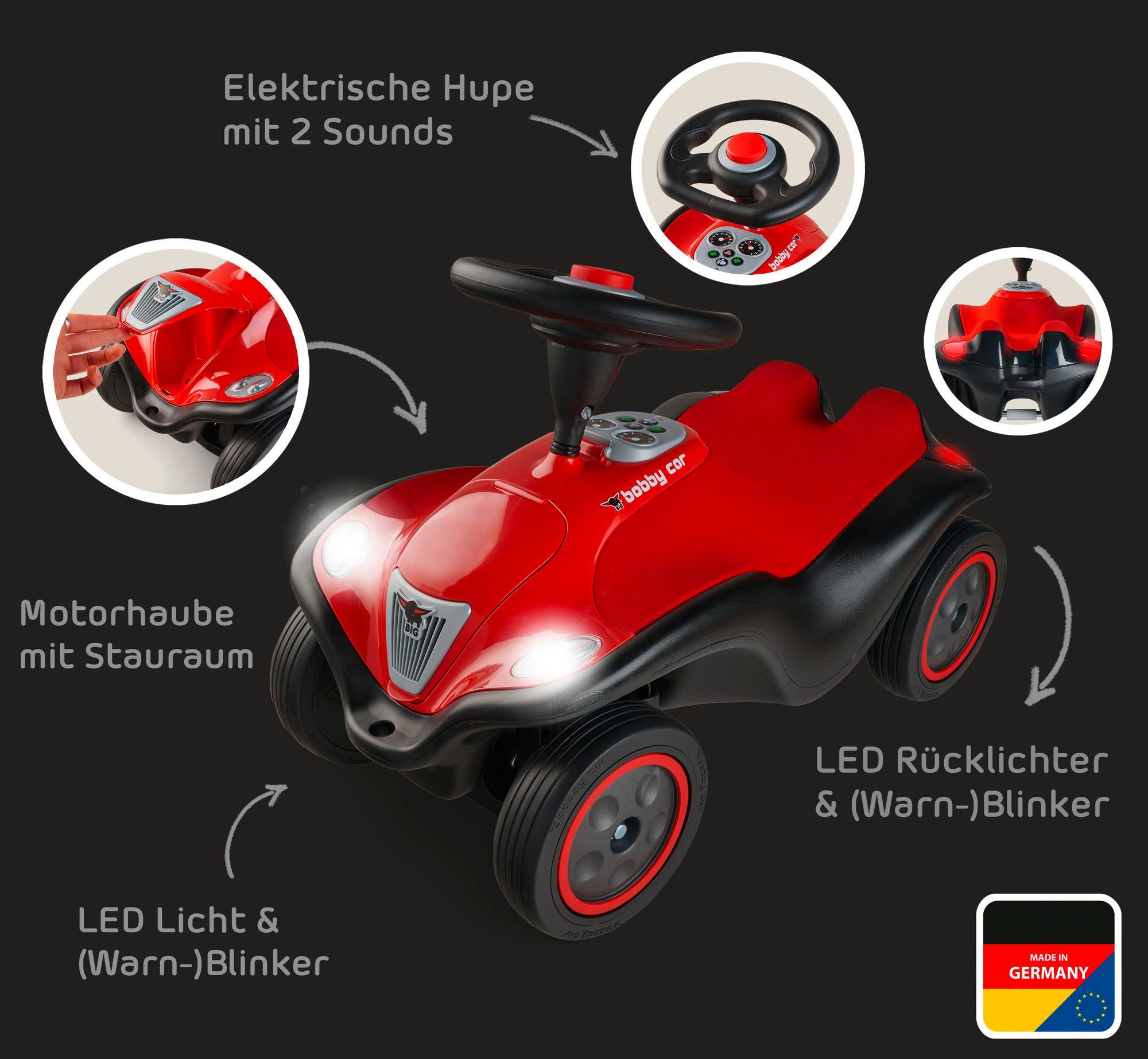 BIG Loopauto BIG Bobby Car Next 2.0 rood