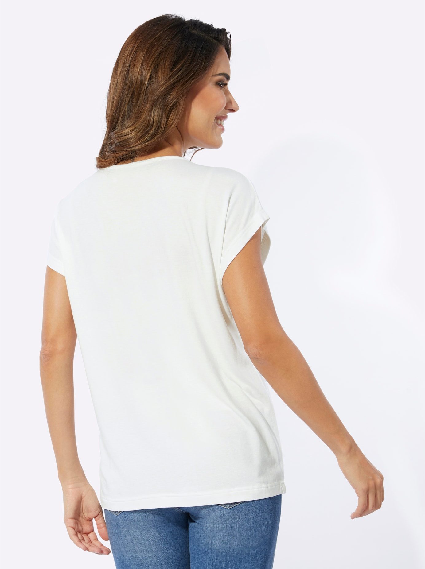 Classic Basics Shirt met ronde hals (1-delig)