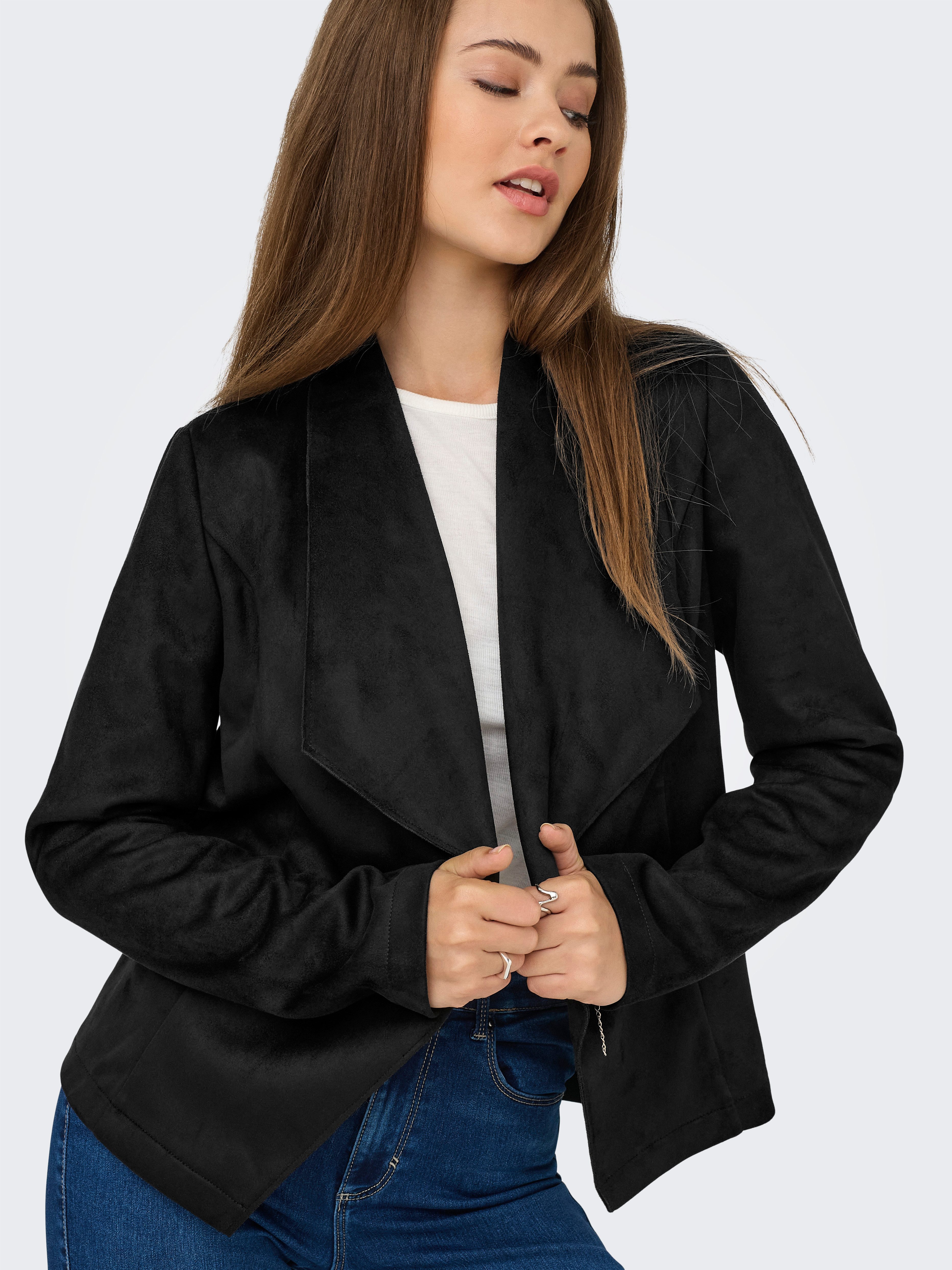 Only Kort jack ONLJOLINE FAUX SUEDE DRAPY JACKET OTW