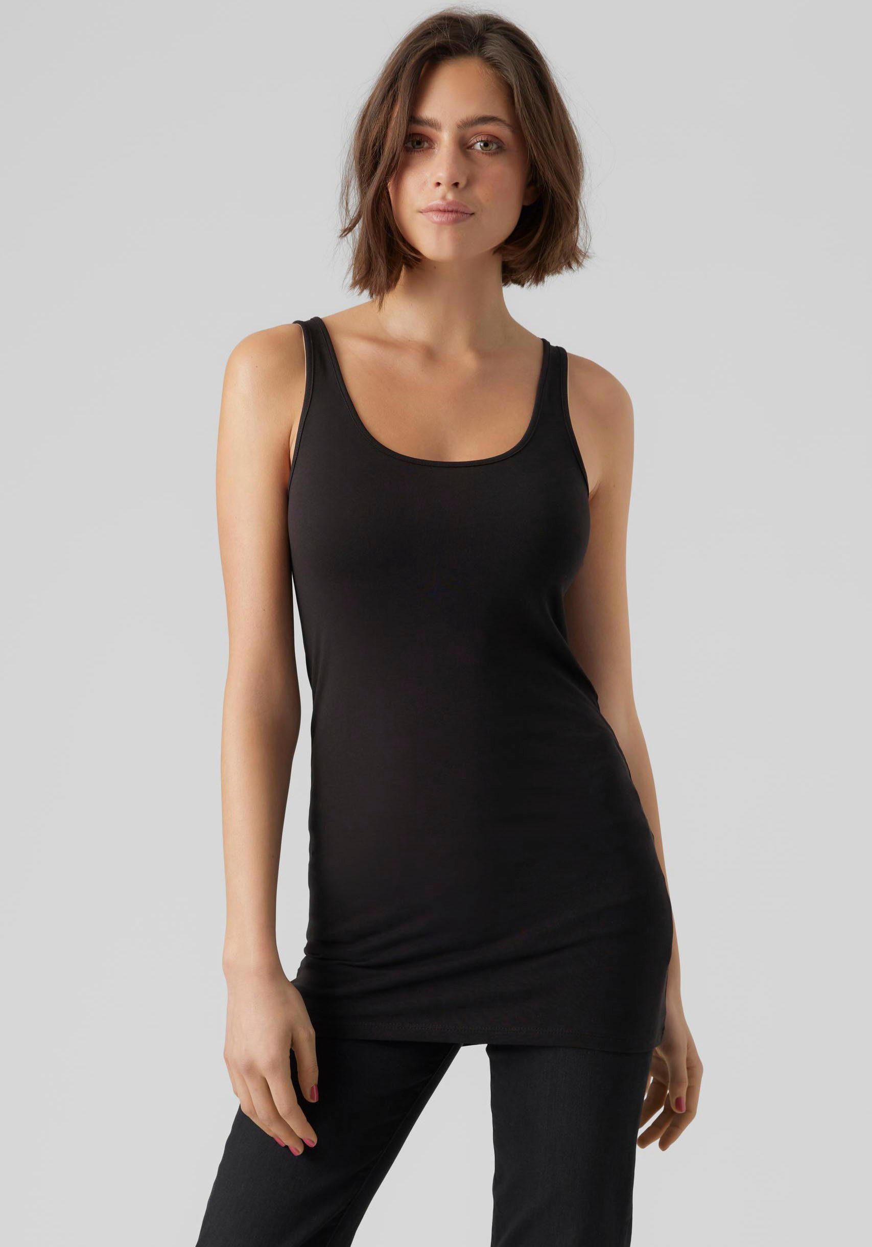 Vero Moda Tanktop VMMAXI MY SOFT LONG TANK TOP 2-PACK (set, 2-delig)