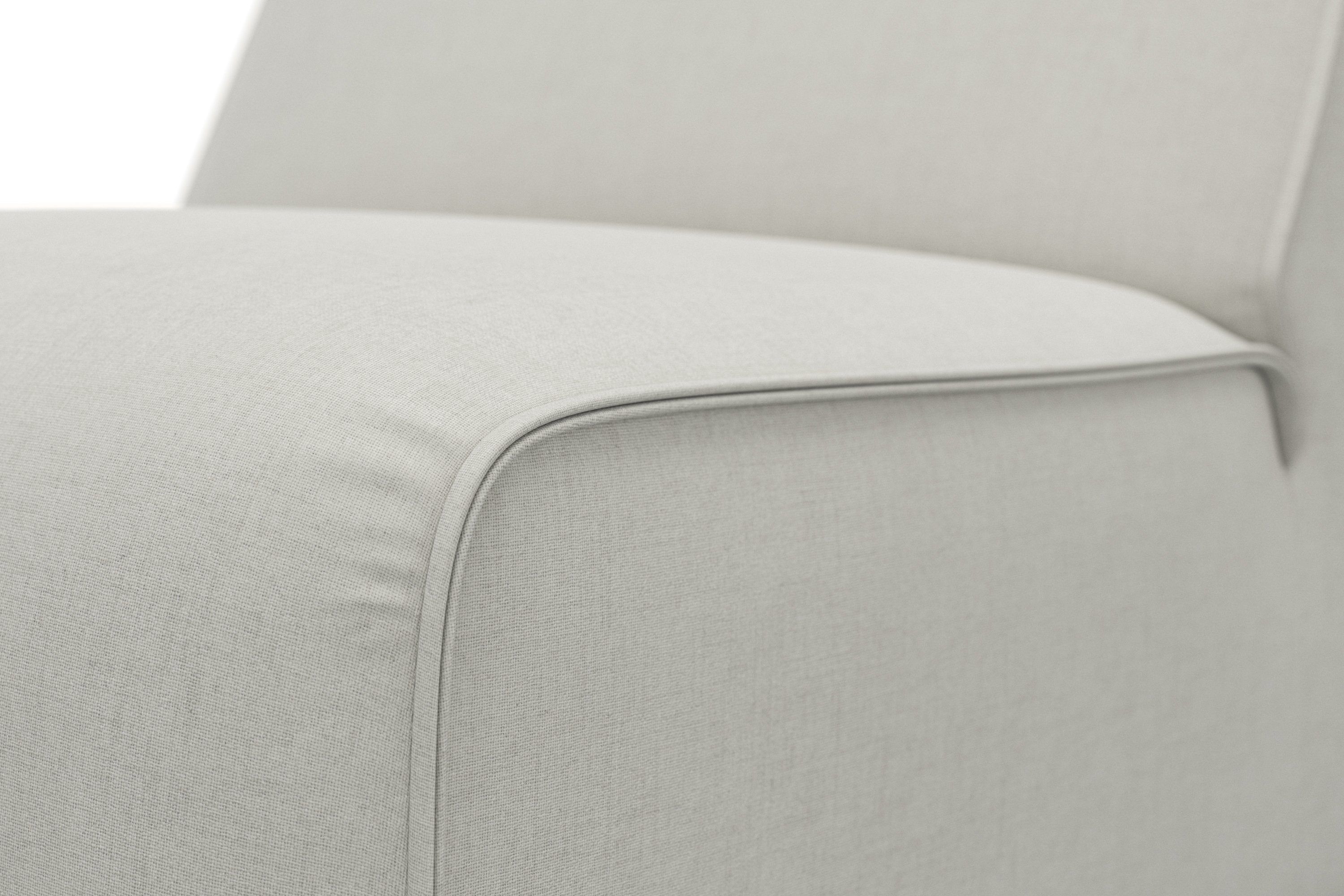 RAUM.ID Fauteuil Merid sofa-middenelement, afmetingen B/D/H: 84/97/46 cm als module of apart te gebruiken, voor individuele samenstelling