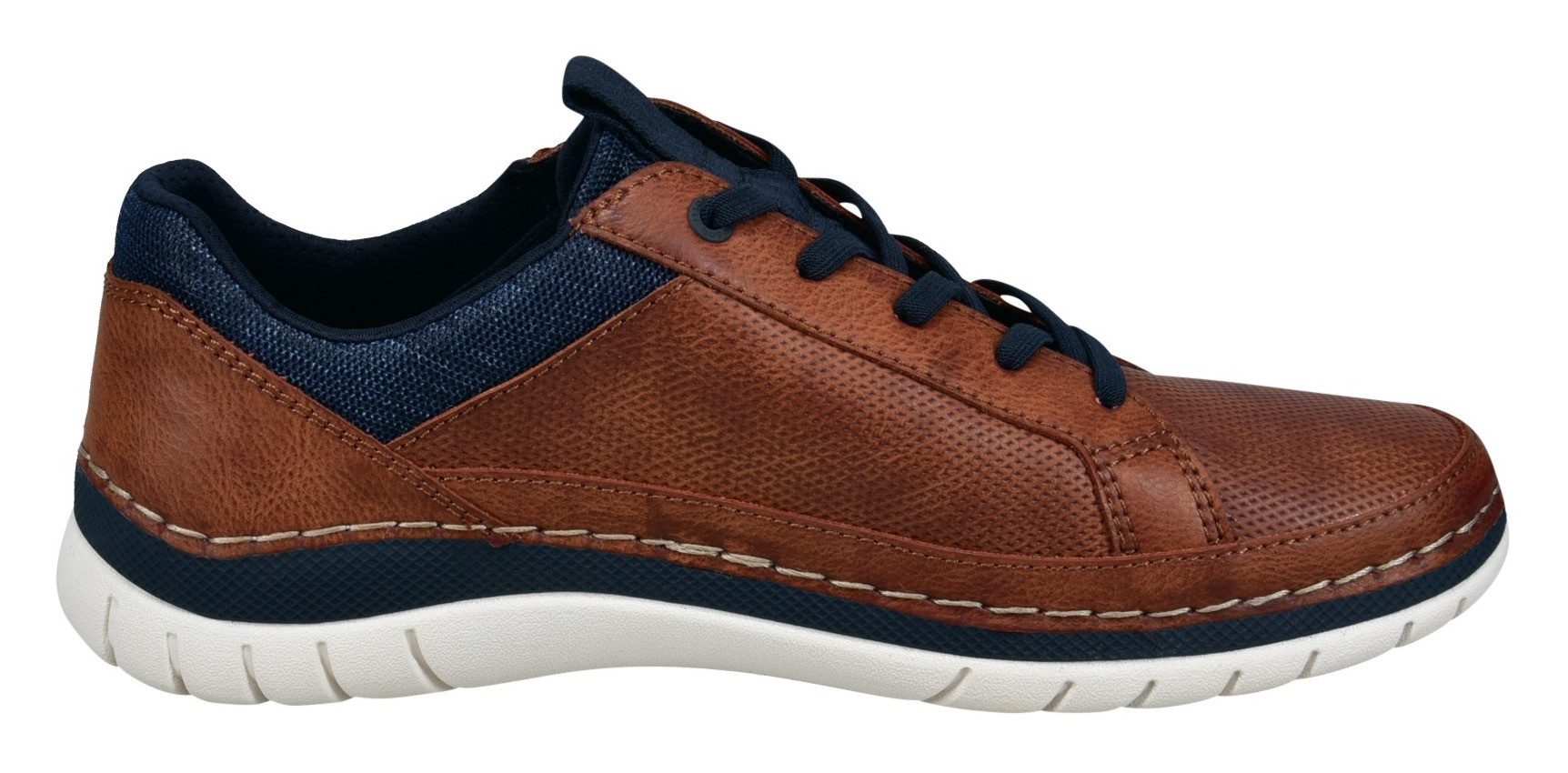 Bugatti Slip-on sneakers , vrijetijdsschoen, halfschoen, slipper met contrast-raamnaad