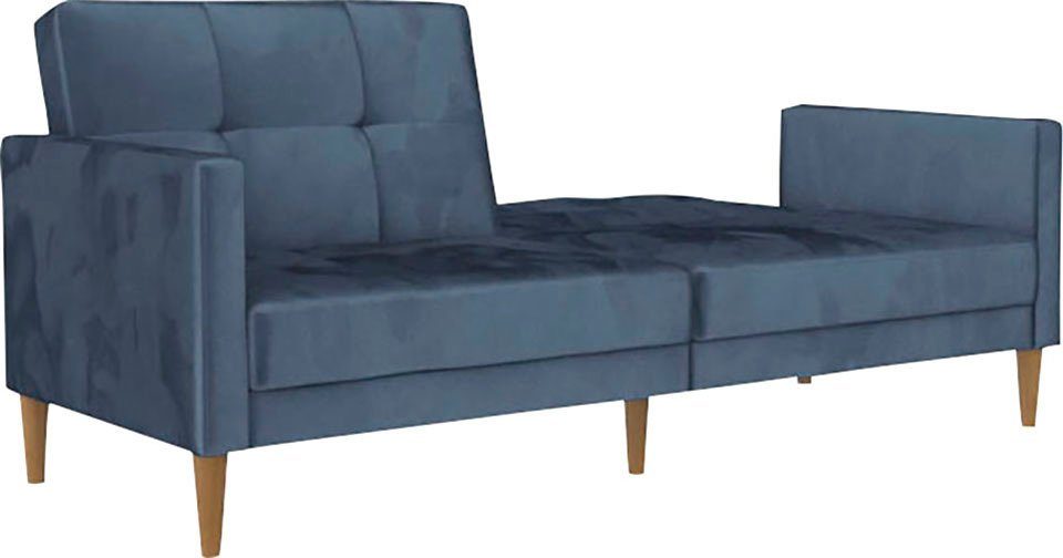 Dorel Home 3-zitsbank Lilly Bedfunctie, rugleuning 3-voudig verstelbaar, zithoogte 43 cm