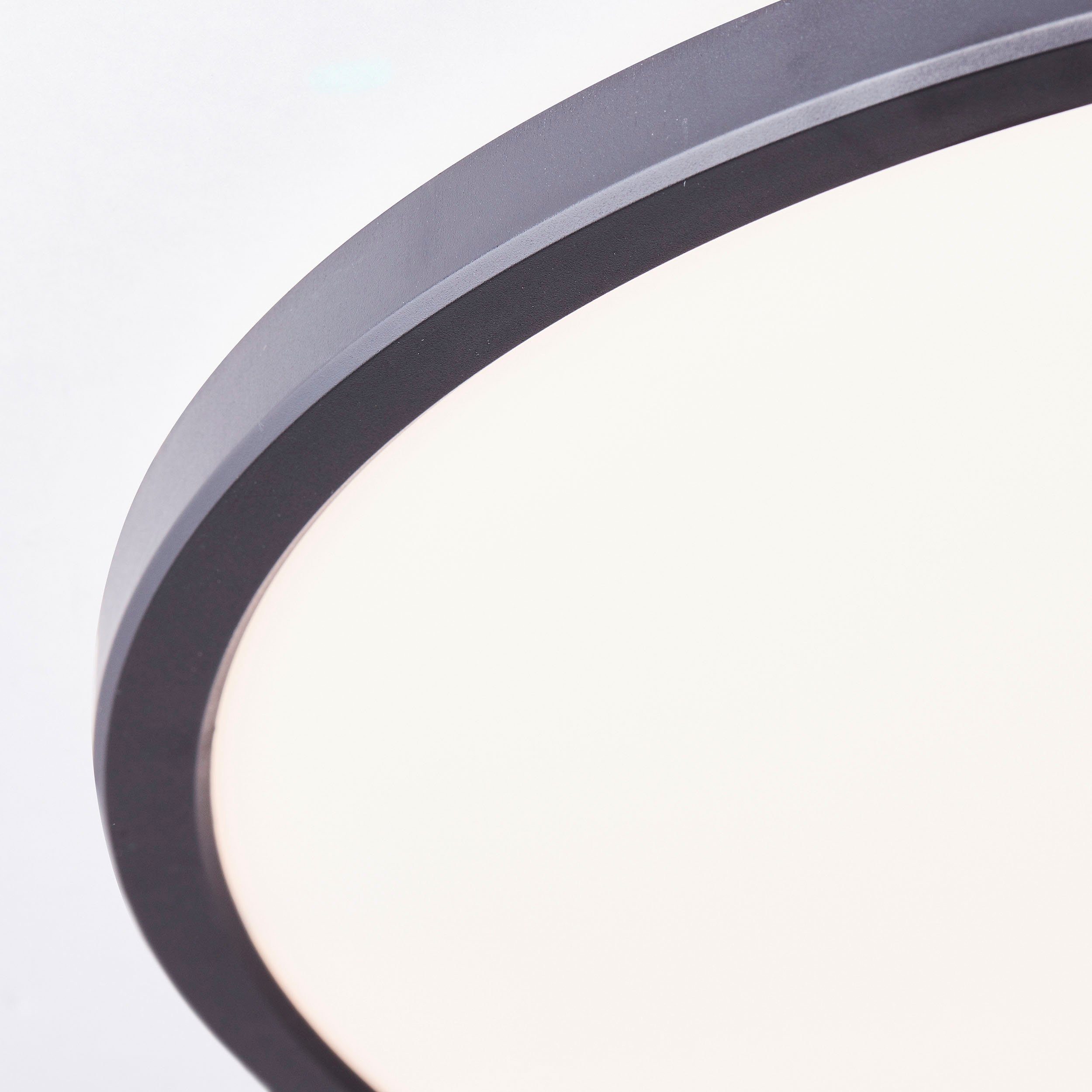 my home Led-plafondlamp Elliot Ø 42 cm, 2400 lumen, 3000-6500 Kelvin, wit/zwart (1 stuk)