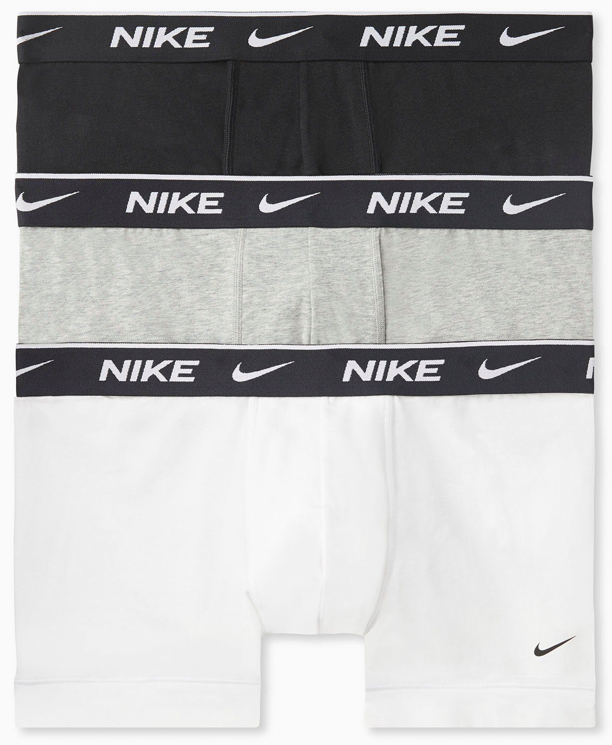 NIKE Trunk boxers 3-pack wit-zwart heren Heren