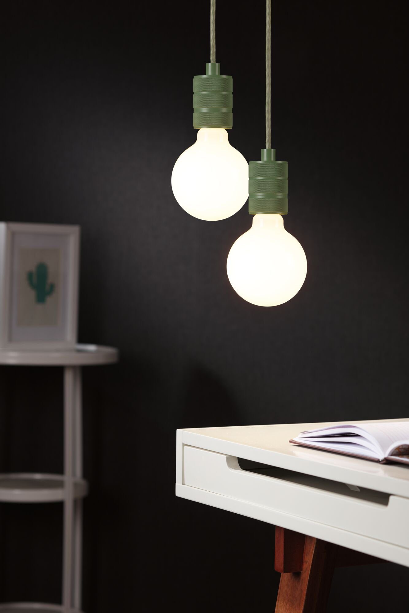 Paulmann Hanglamp TILLA E27, max. 1x60W E27, 230V, stof/metaal (1 stuk)