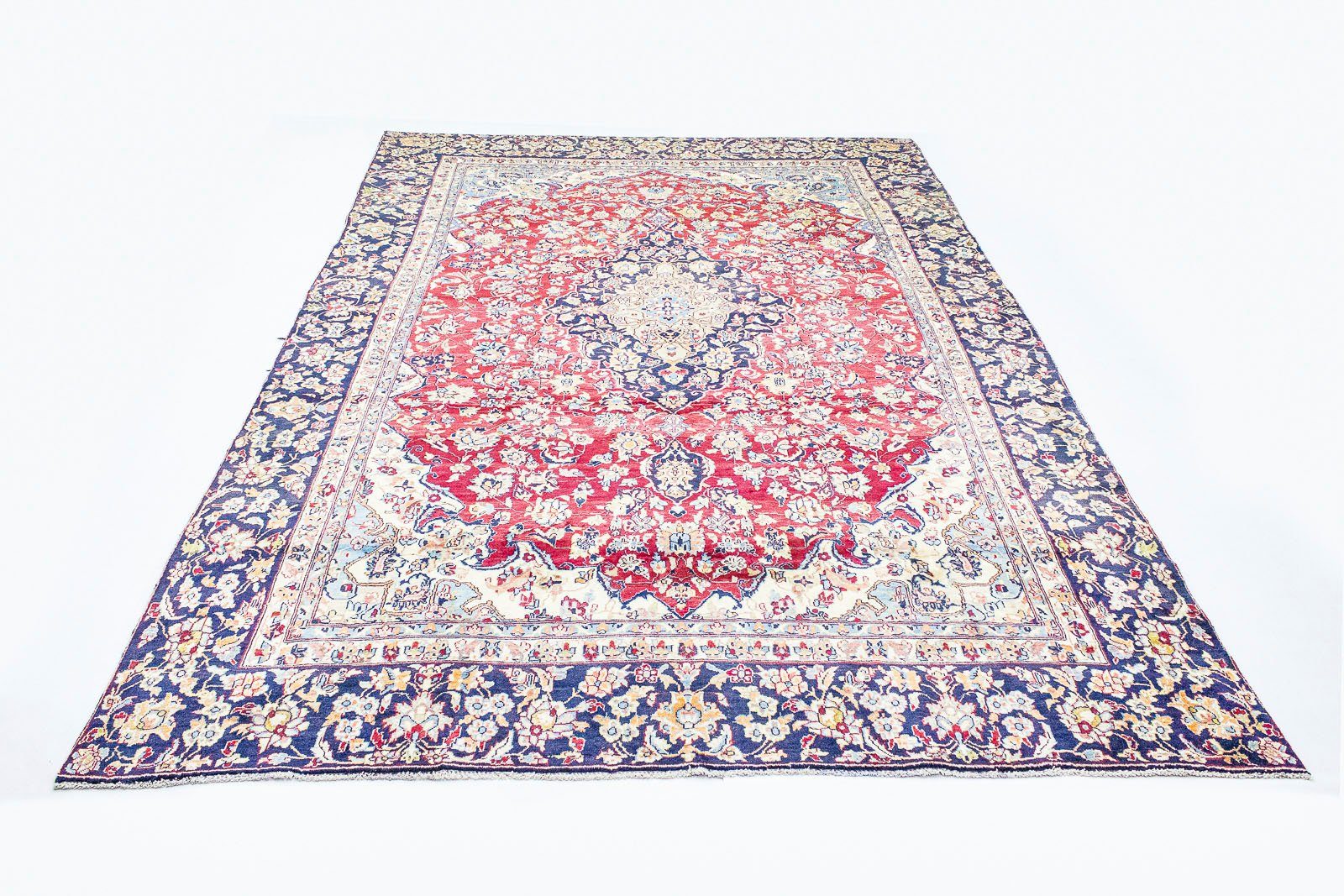 morgenland Wollen kleed Najafabad vloerkleed met de hand geknoopt rood