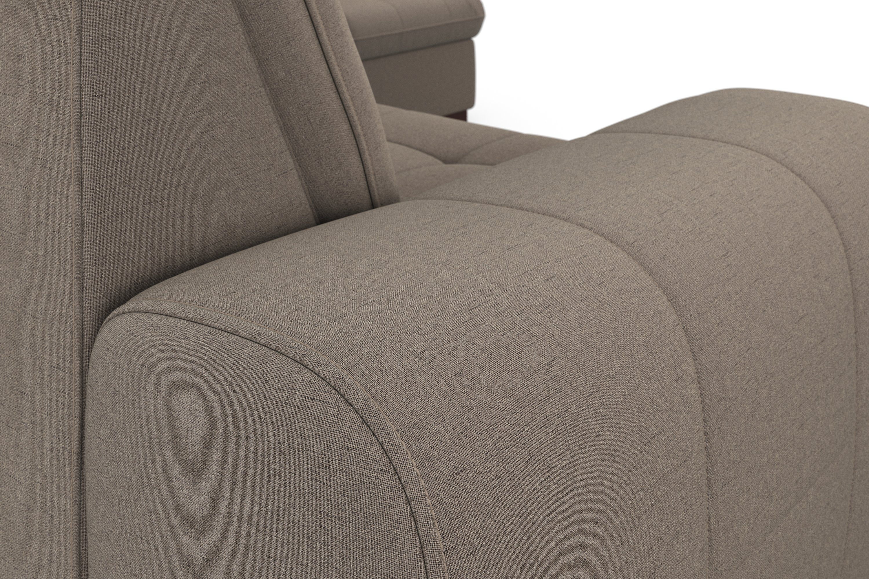 sit&more Hoekbank Luxor L-vorm naar keuze met slaapfunctie, bedkist en verstelbare hoofdsteun