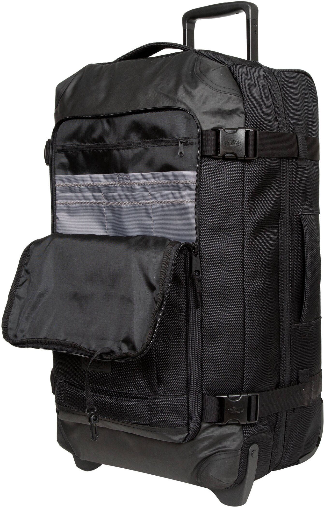 Eastpak Reistas TRANVERZ L met 2 wieltjes, bevat gerecycled materiaal (global recycled standard)