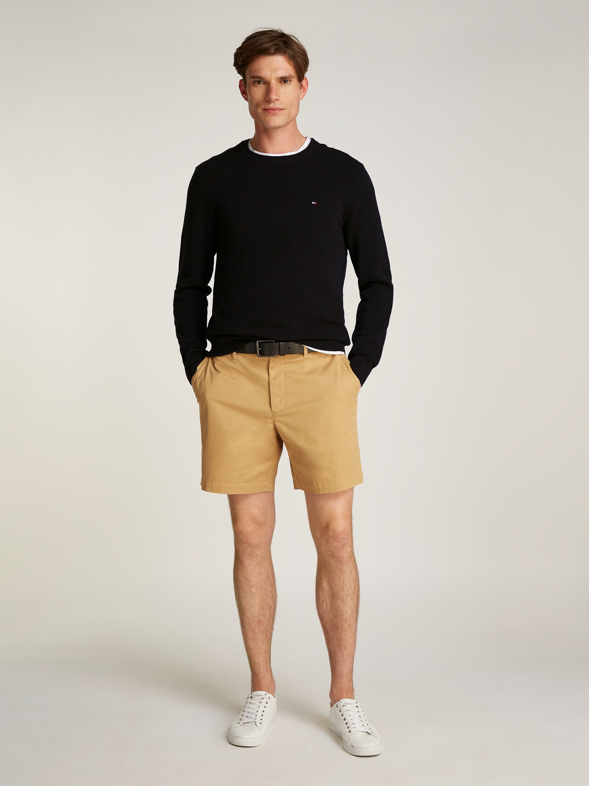 Tommy Hilfiger Trui met ronde hals ESSENTIAL STRUCTURE CREW NECK