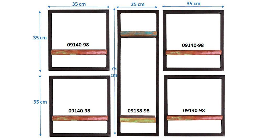 SIT Wandplank Riverboat (set)