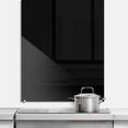 wall-art keukenwand spatscherm zwart (1-delig) zwart