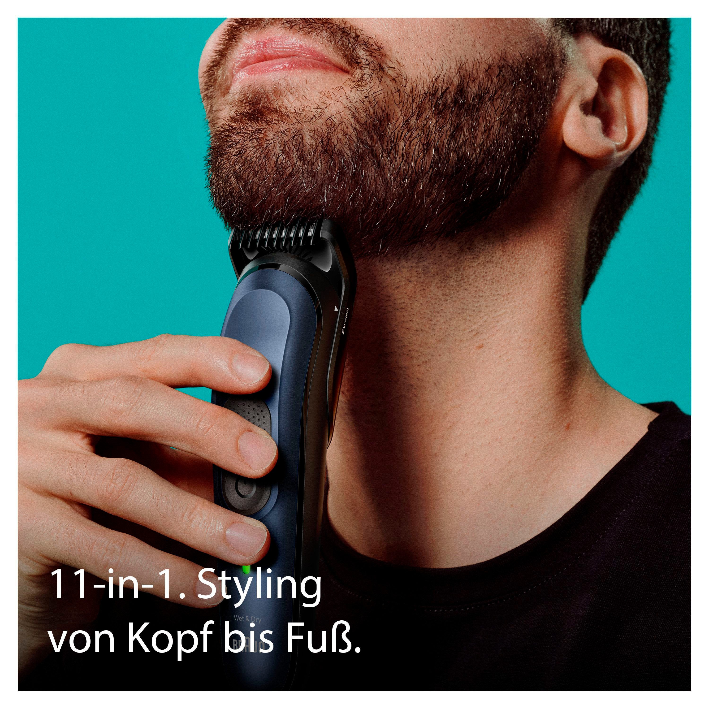 Braun Tondeuse All-In-One Styling Set MGK7450 waterdicht, 11-in-1 baardtrimmer (set)