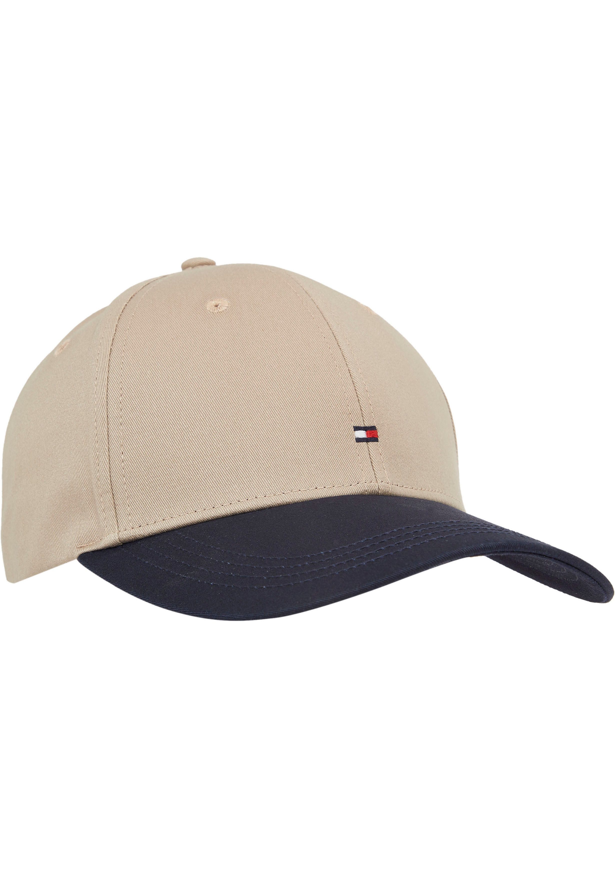 Tommy Hilfiger Baseball pet TH FLAG COTTON 6 PANEL CAP met subtiele labelflag boven de klep
