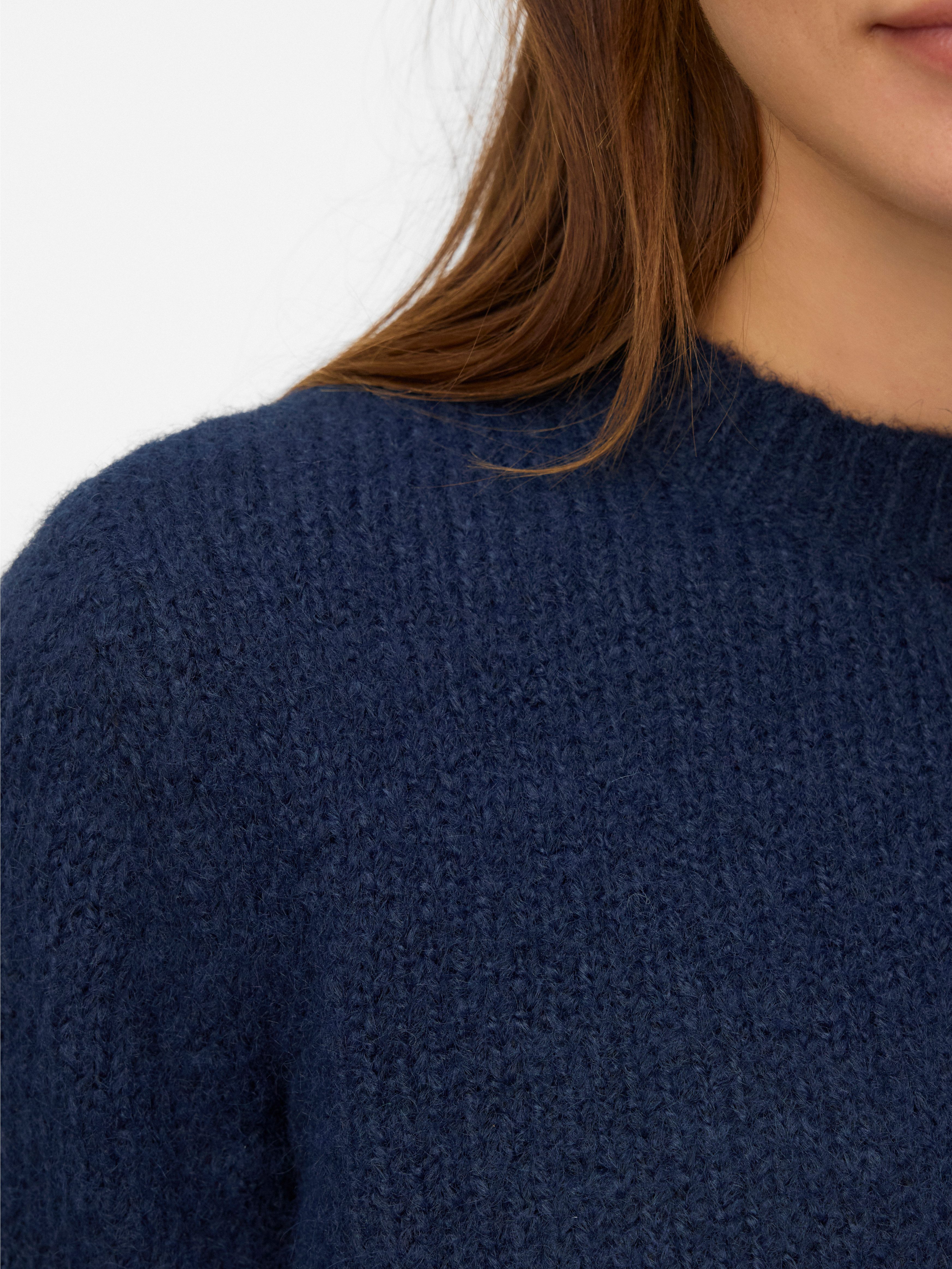 Vero Moda Gebreide trui VMNOVAH LS O-NECK PULLOVER GA NOOS