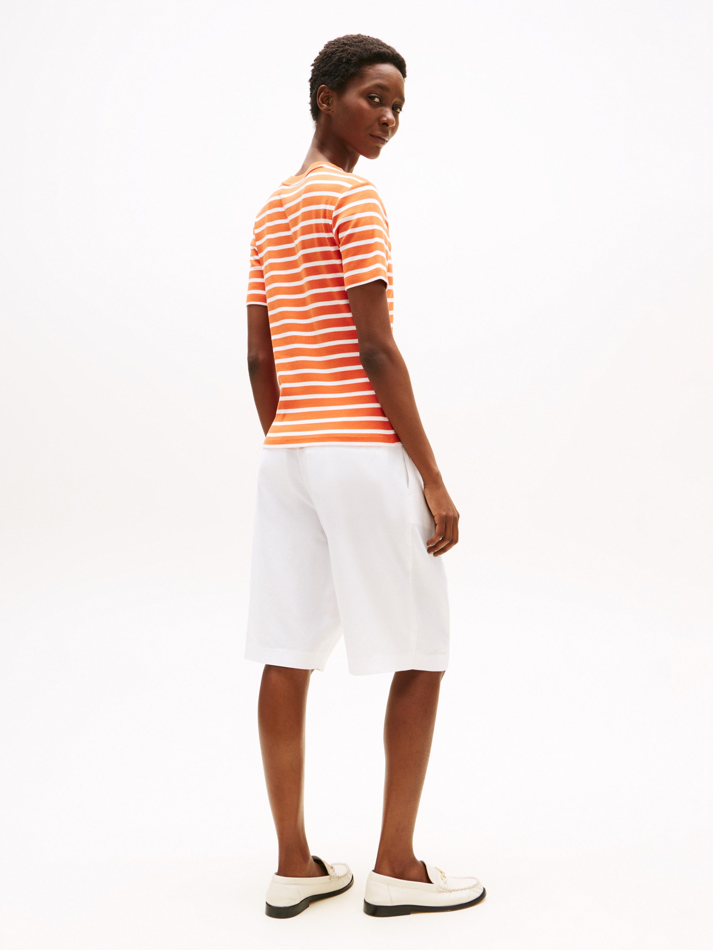 Tommy Hilfiger T-shirt SLIM CODY C-NK SS met geborduurd logo