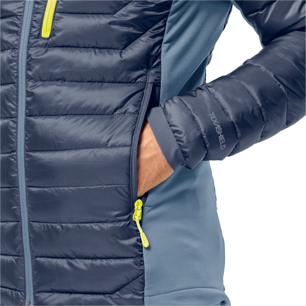Jack Wolfskin Gewatteerde jas ROUTEBURN PRO INS JKT M winddicht zeer waterafstotend ademend