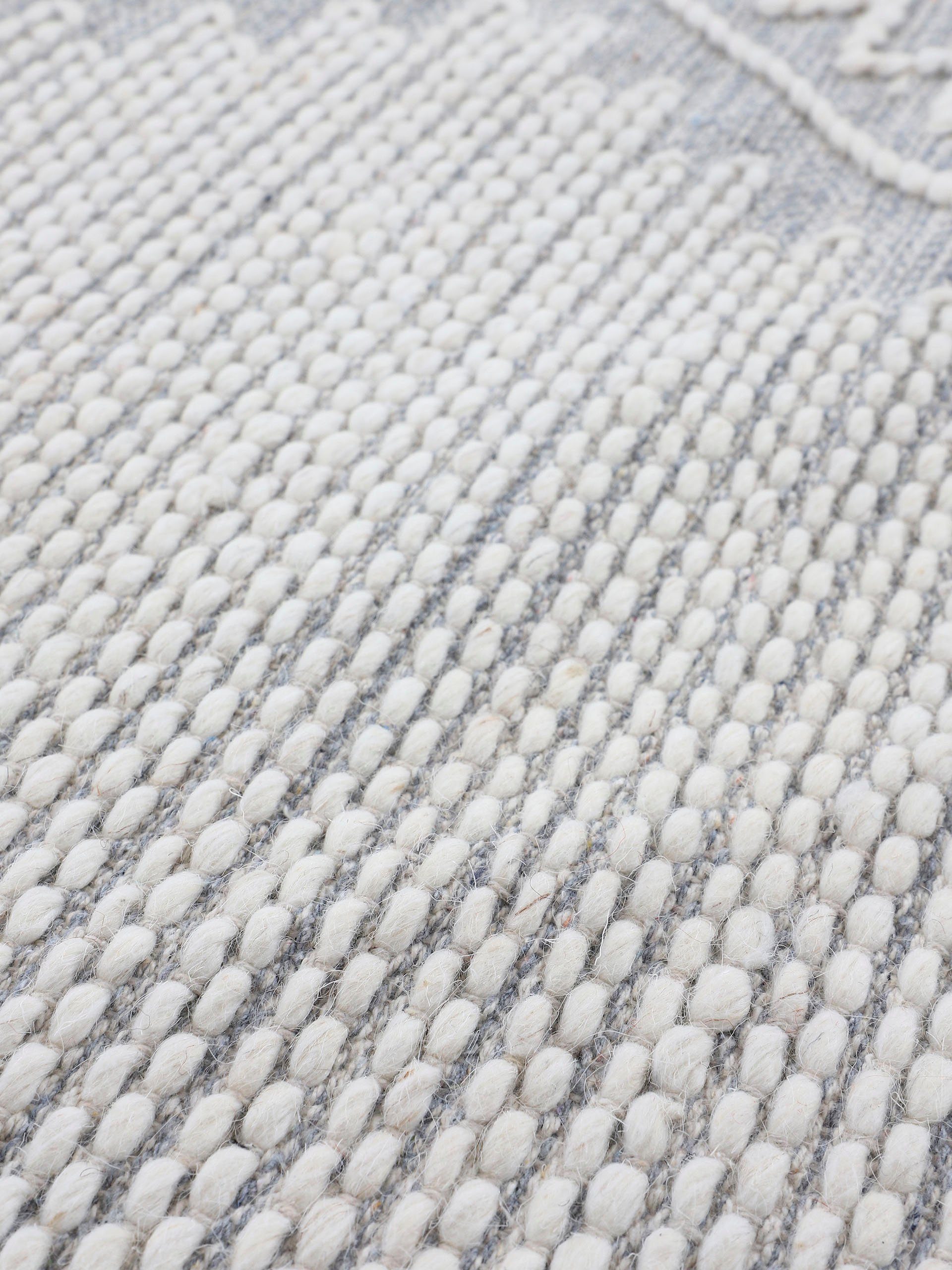 carpetfine Vloerkleed Kelim Durry Handgeweven, geometrisch, hoog-laag effect, handgeweven, 100% katoen