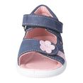 pepino by ricosta sandalen maja met schattige bloemapplicatie blauw