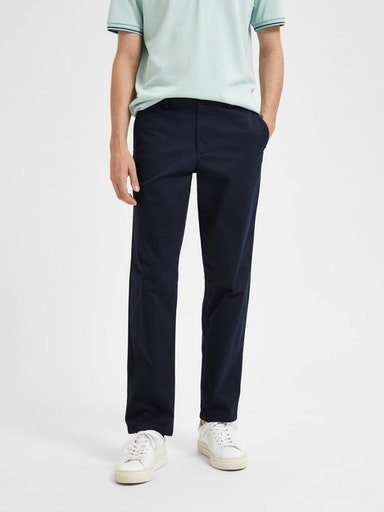 SELECTED HOMME Stoffen broek SLH196-STRAIGHT-NEW MILES FLEX PANT NOOS