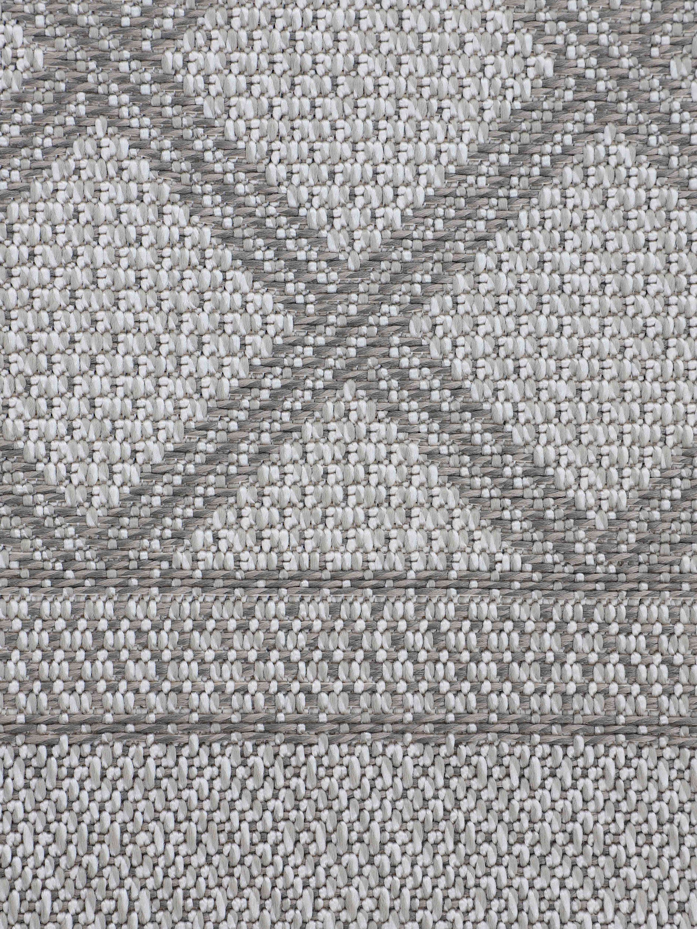 carpetfine Vloerkleed Boho 104 robust vlakweefsel, sisal look, uv-bestendig, buitenruimte