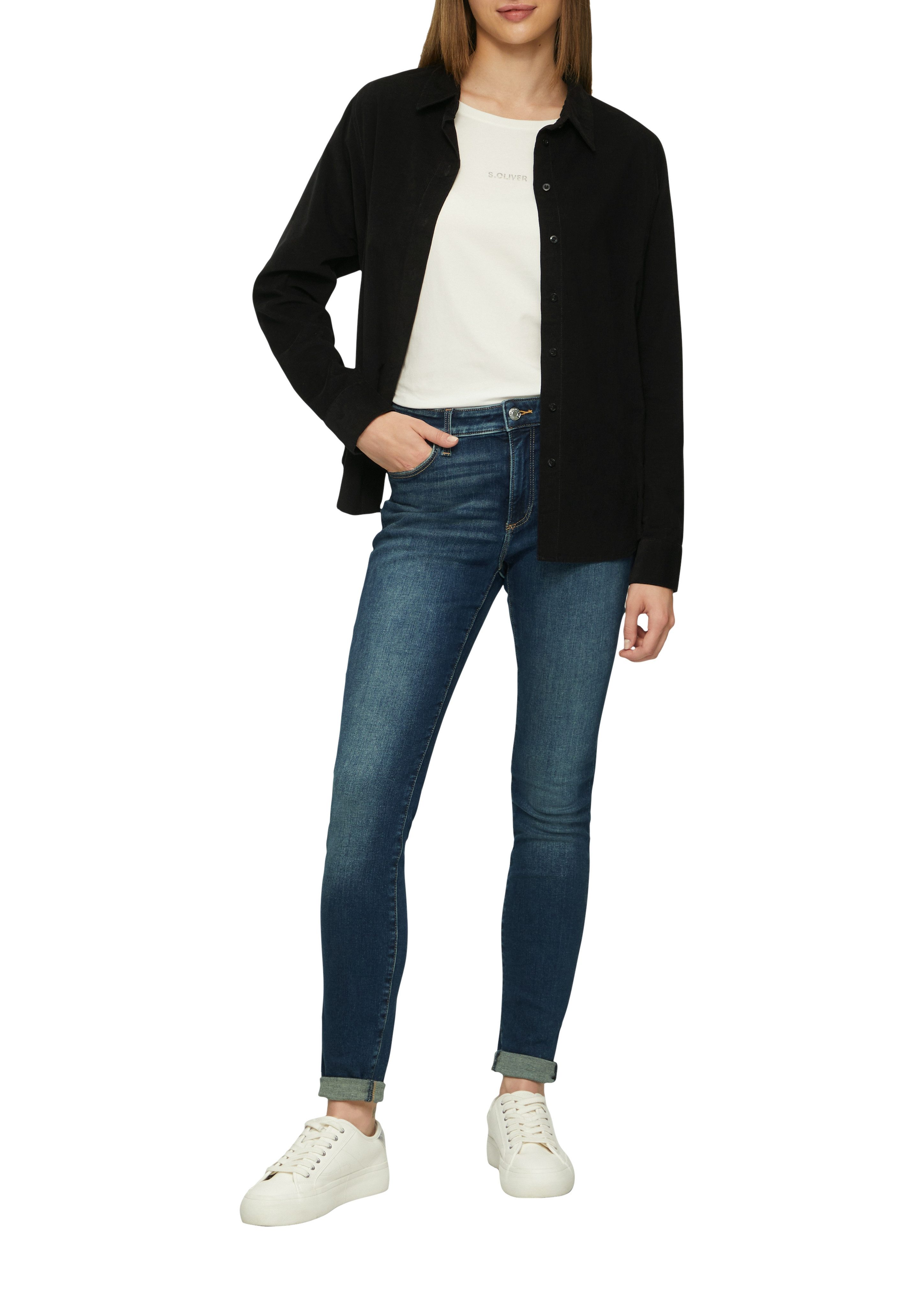 s.Oliver Skinny fit jeans Izabell in five-pocketsstijl