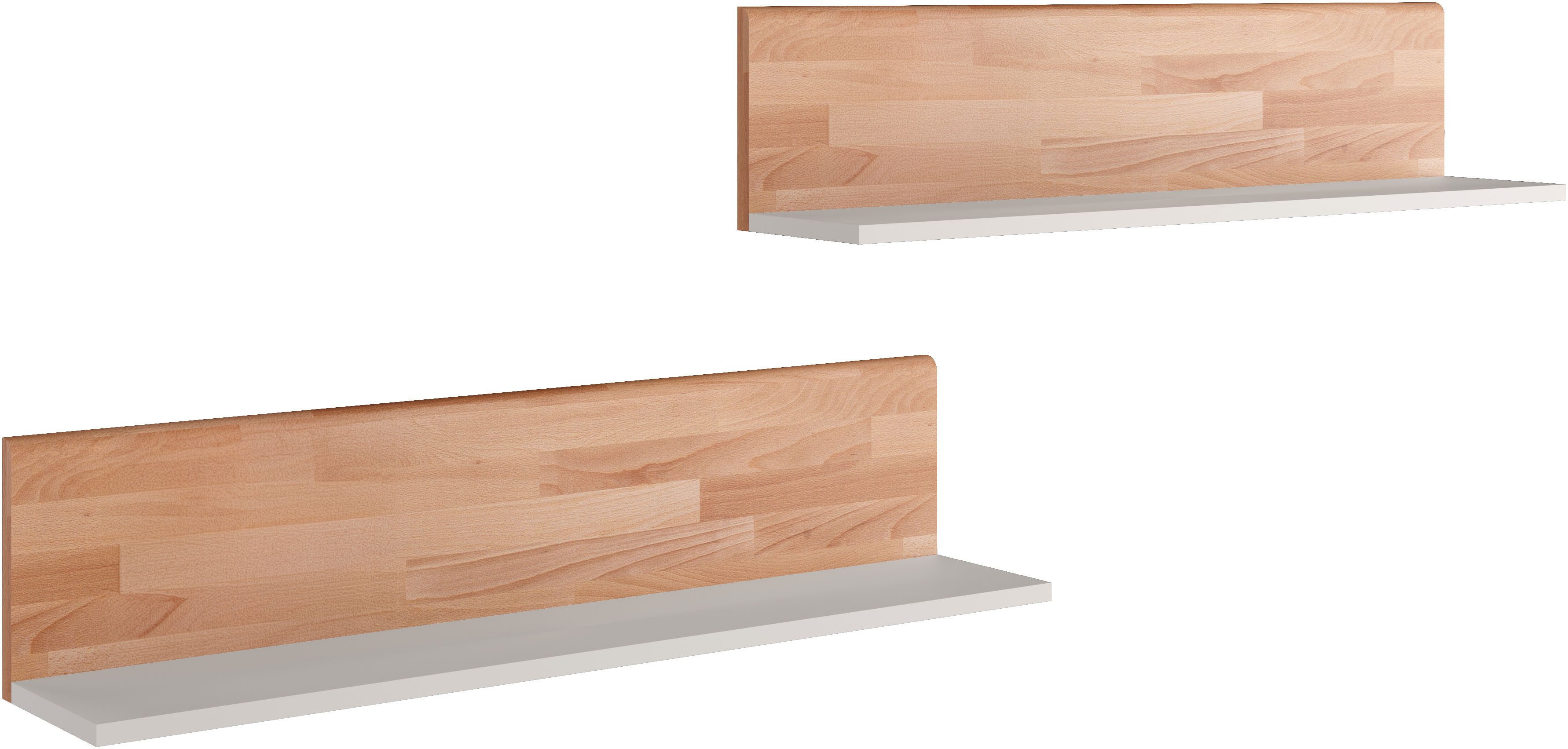 Home affaire Wandplank twee wandplanken, breedte 80 cm (set, 2 stuks)